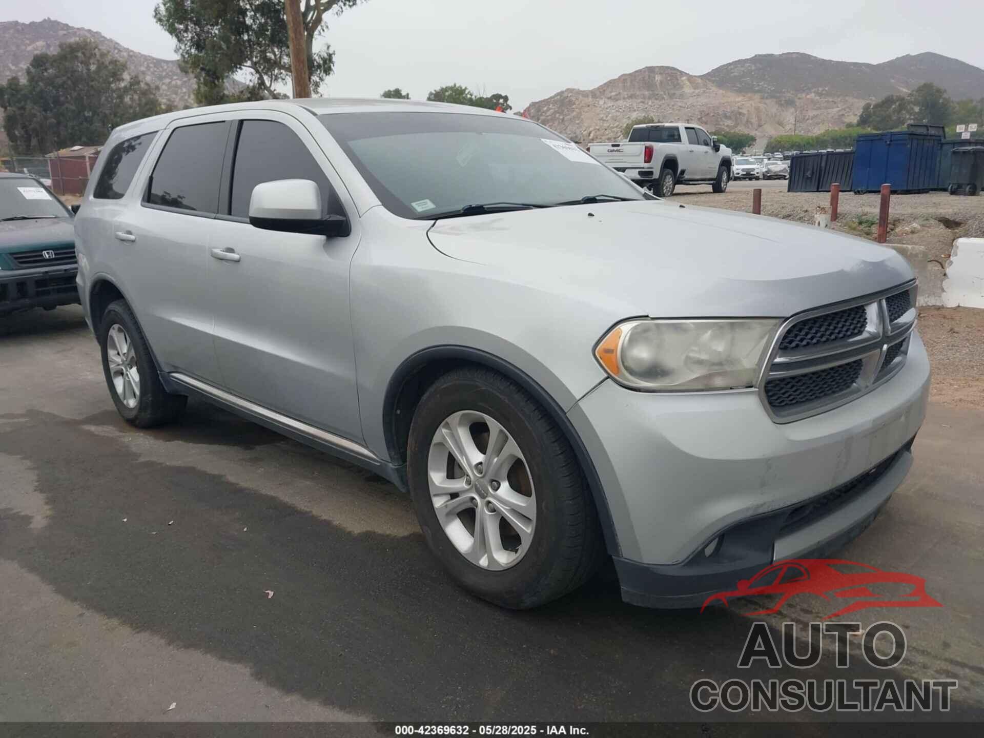 DODGE DURANGO 2012 - 1C4RDHAG5CC216838