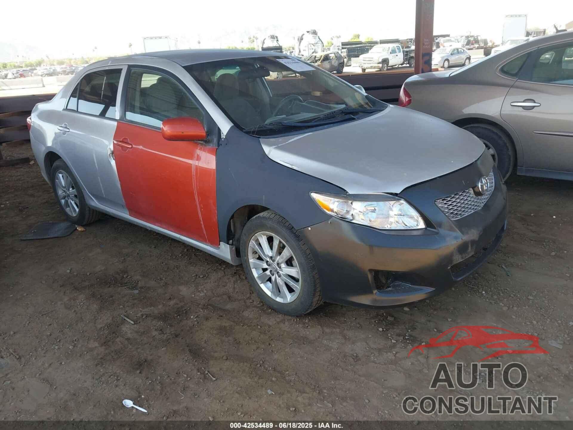 TOYOTA COROLLA 2009 - 1NXBU40E79Z082889