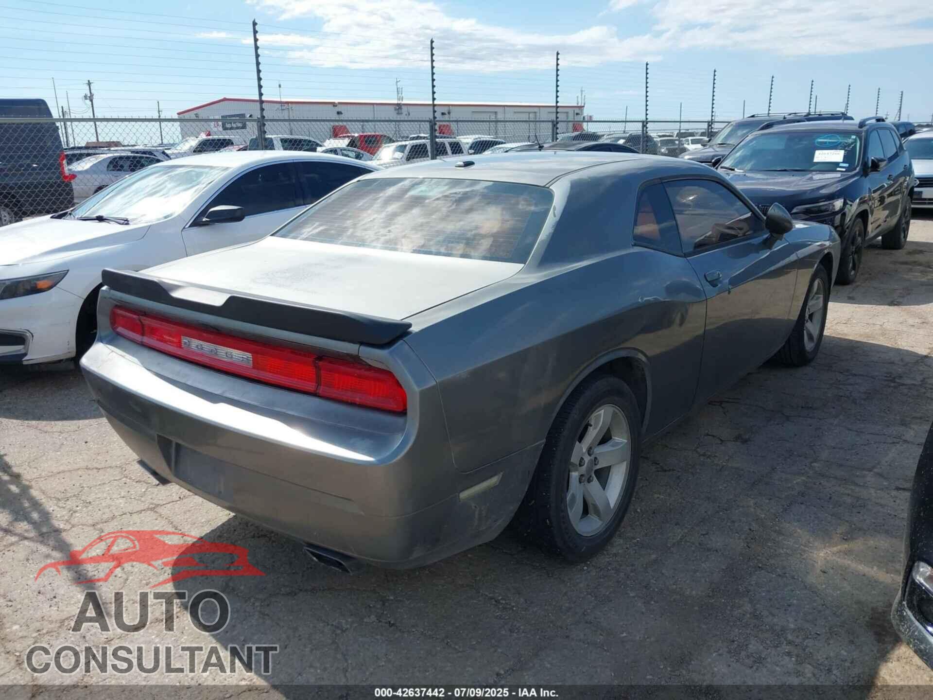 DODGE CHALLENGER 2012 - 2C3CDYAG3CH254513