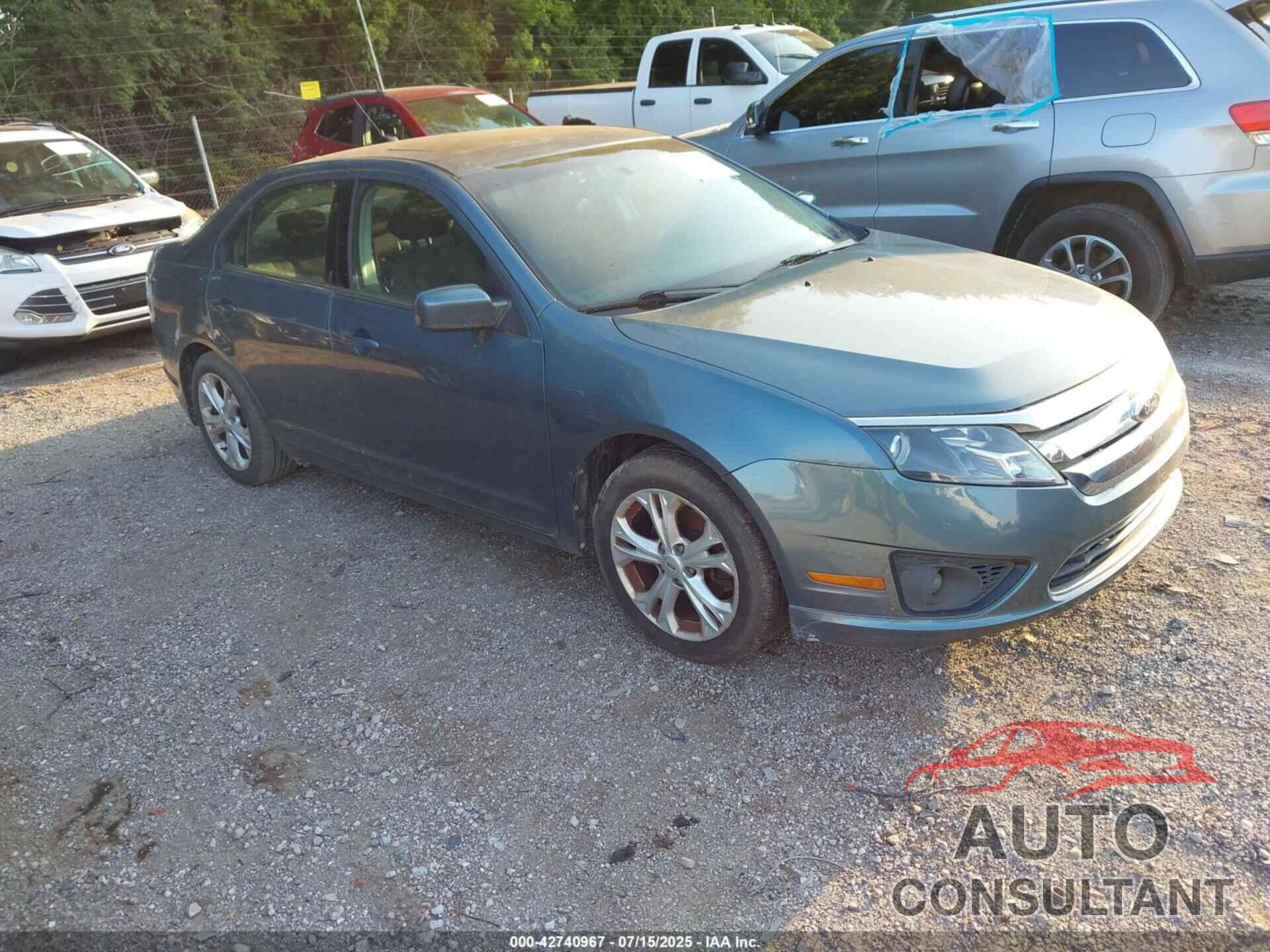FORD FUSION 2012 - 3FAHP0HA2CR337792