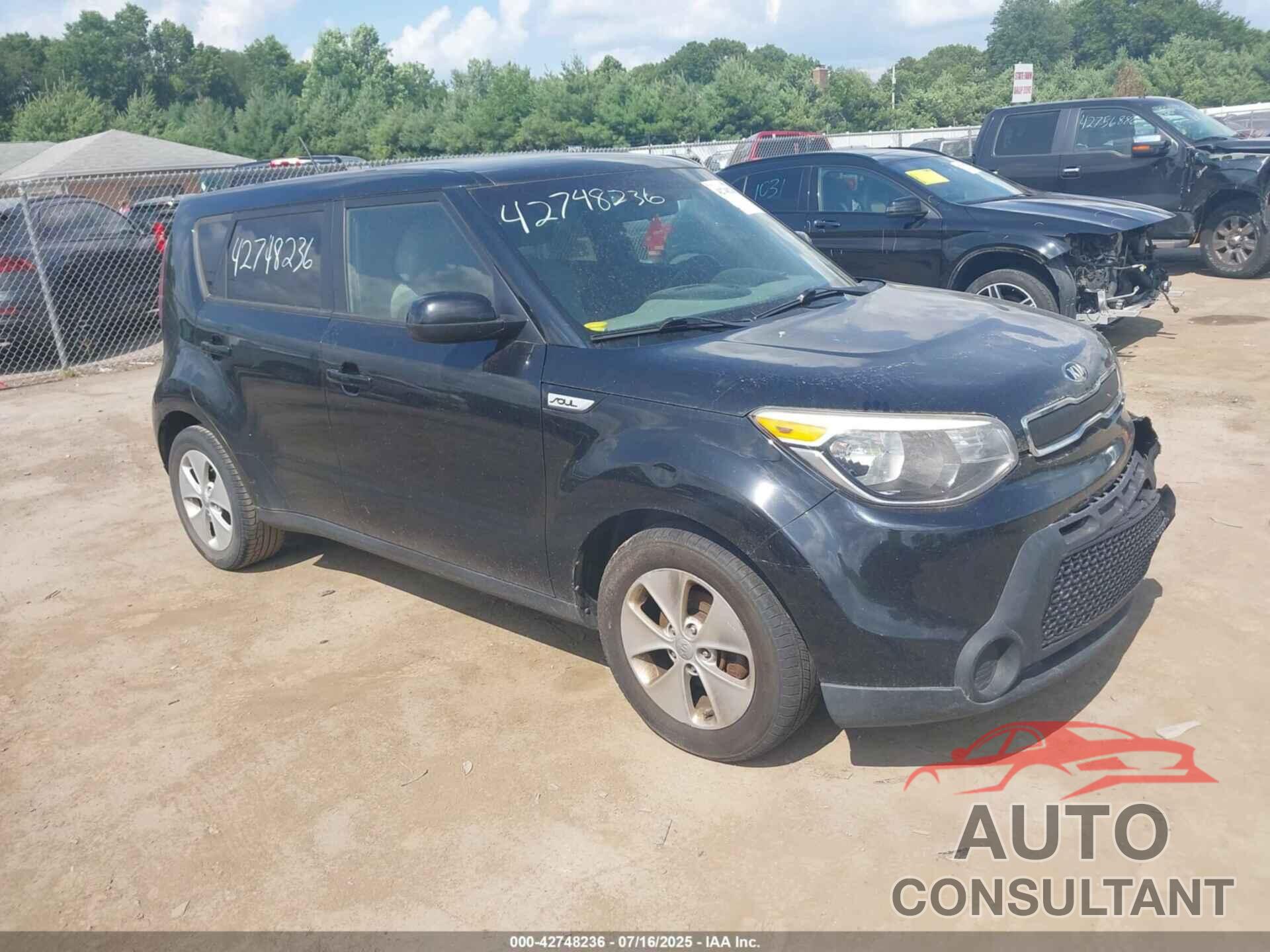 KIA SOUL 2015 - KNDJN2A24F7230996