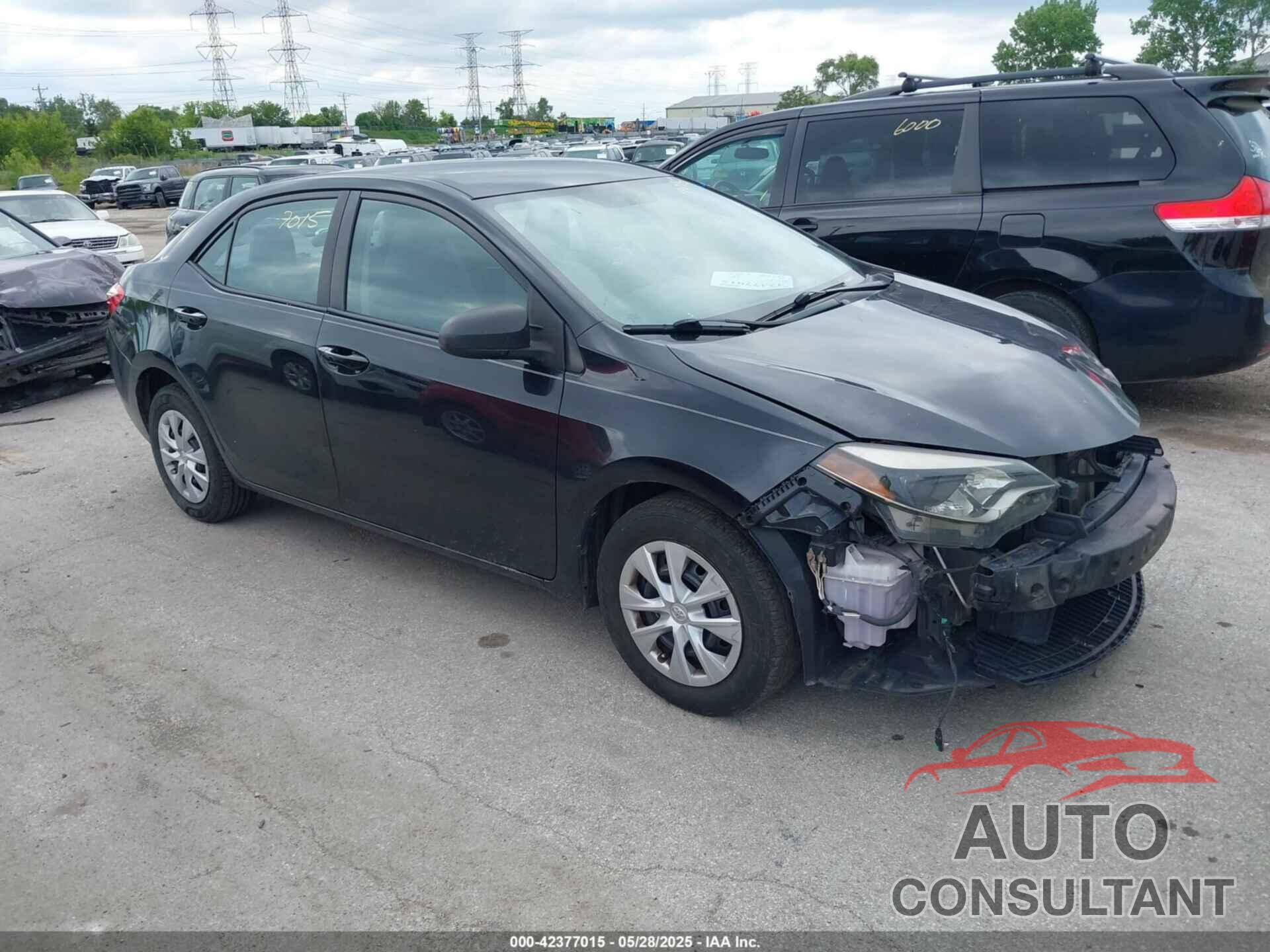 TOYOTA COROLLA 2015 - 2T1BURHE1FC395659