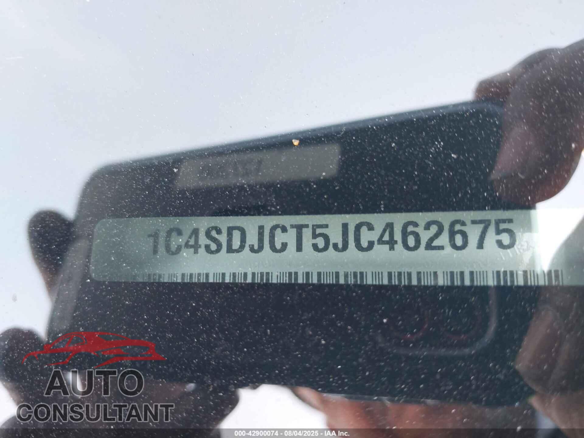 DODGE DURANGO 2018 - 1C4SDJCT5JC462675