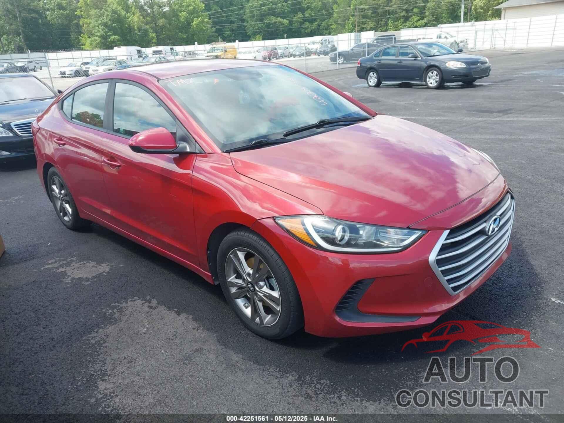 HYUNDAI ELANTRA 2017 - KMHD84LF7HU075246