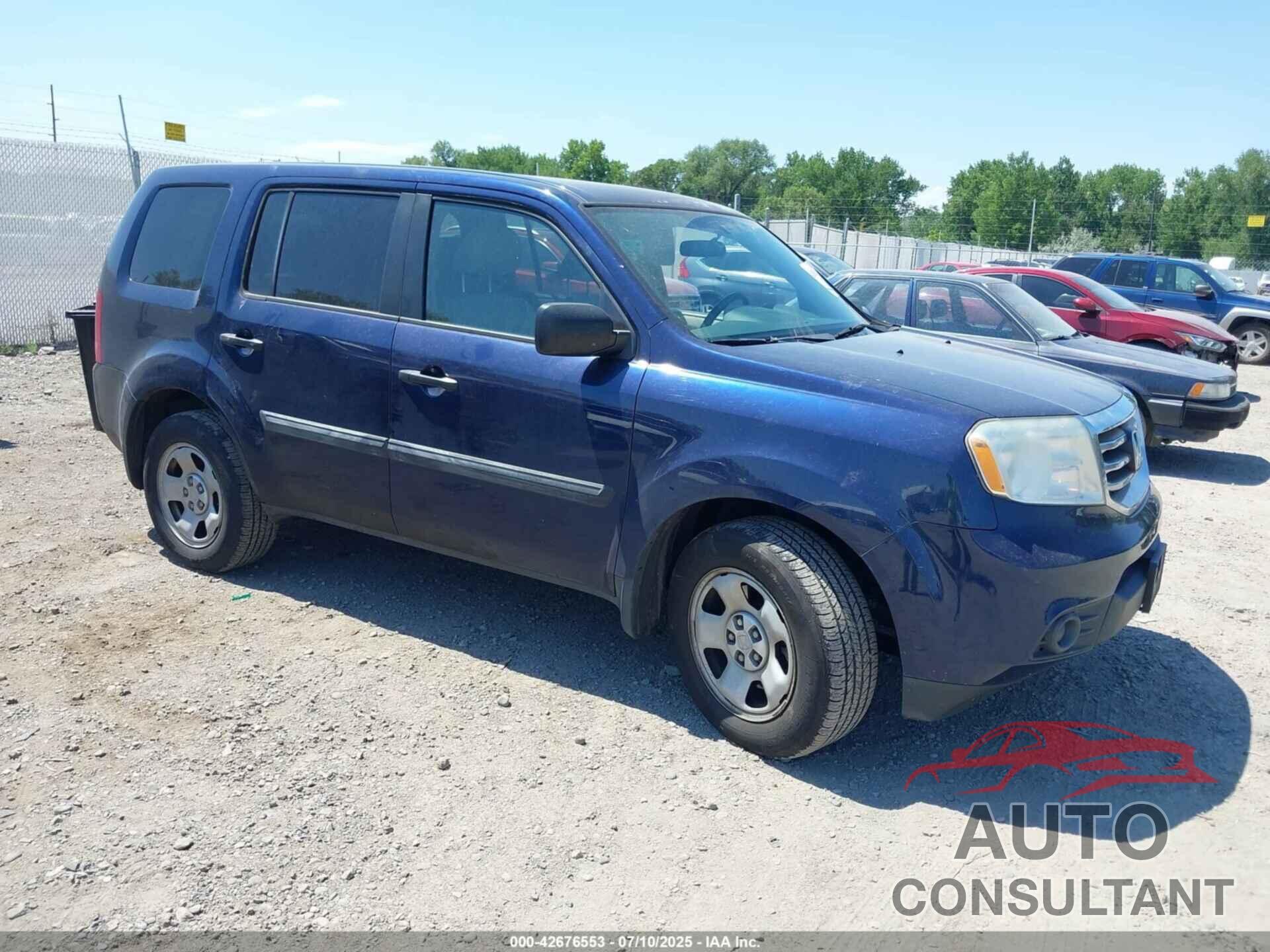 HONDA PILOT 2014 - 5FNYF4H29EB030900