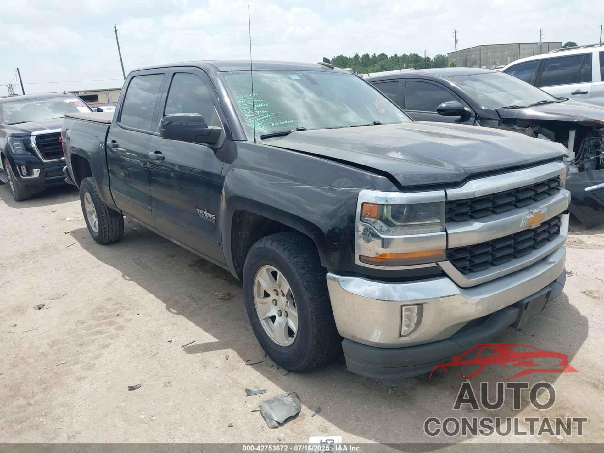 CHEVROLET SILVERADO 1500 2017 - 3GCPCREC8HG445669