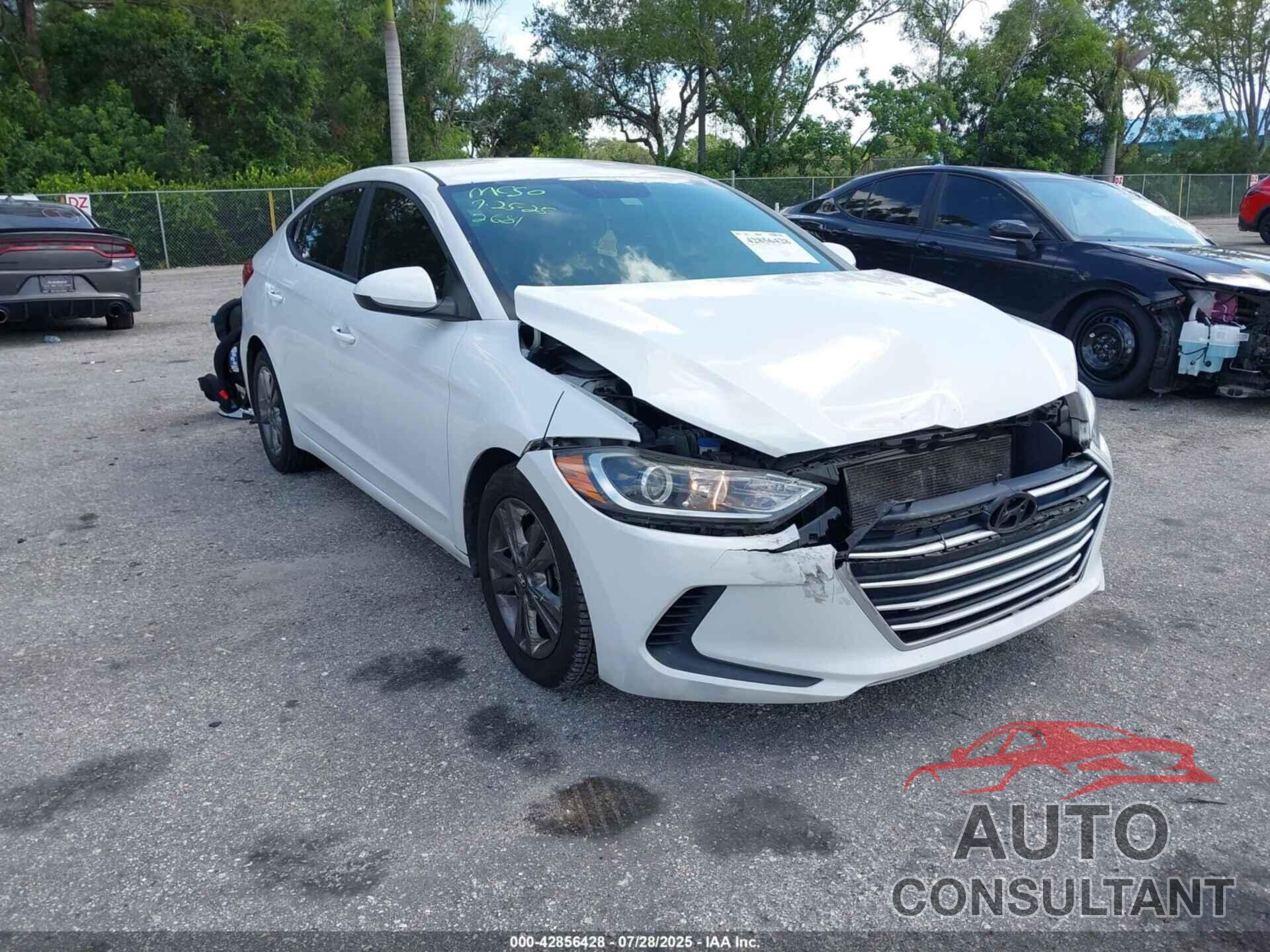 HYUNDAI ELANTRA 2018 - 5NPD84LF9JH228231
