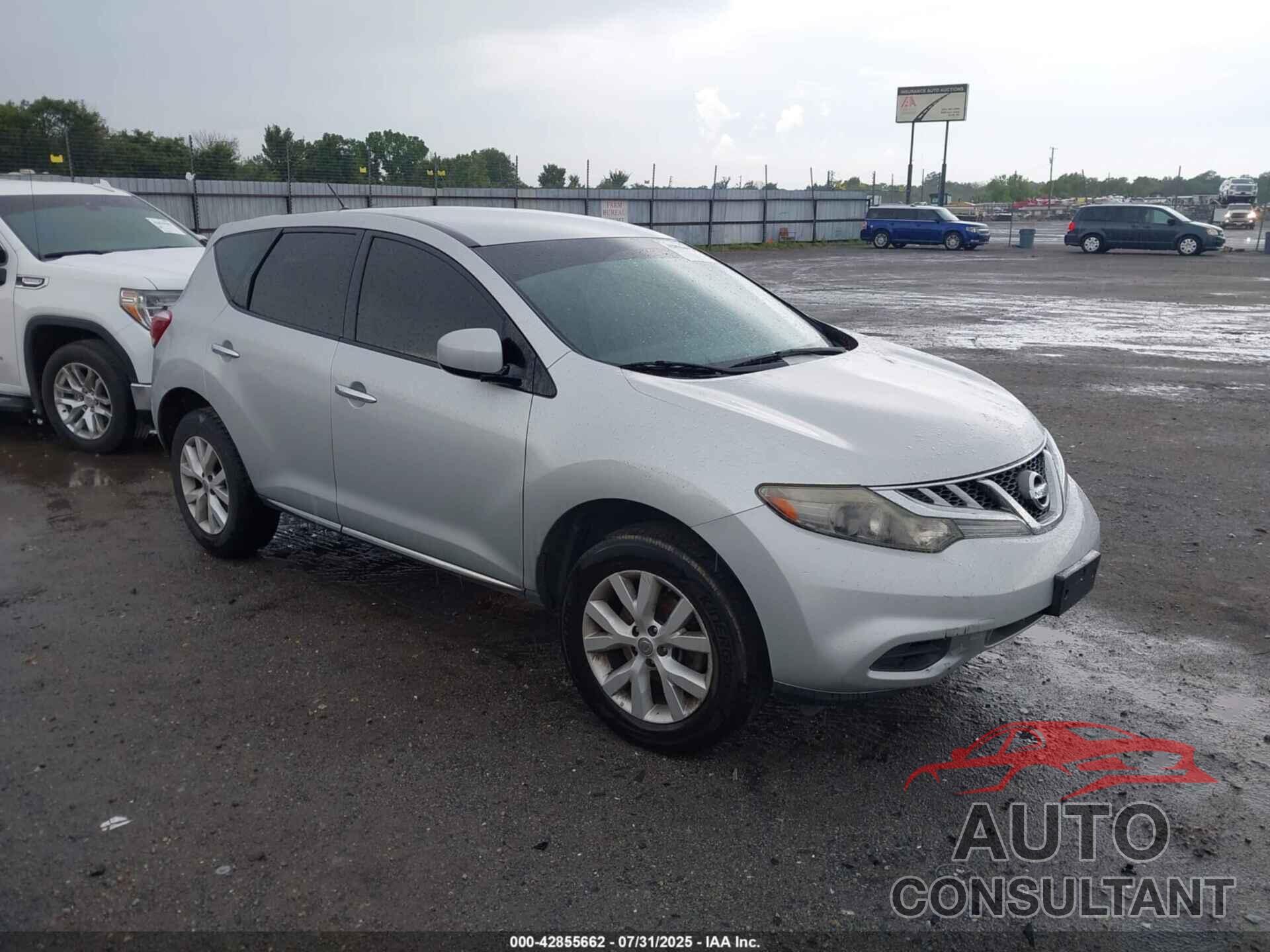 NISSAN MURANO 2012 - JN8AZ1MU5CW119827