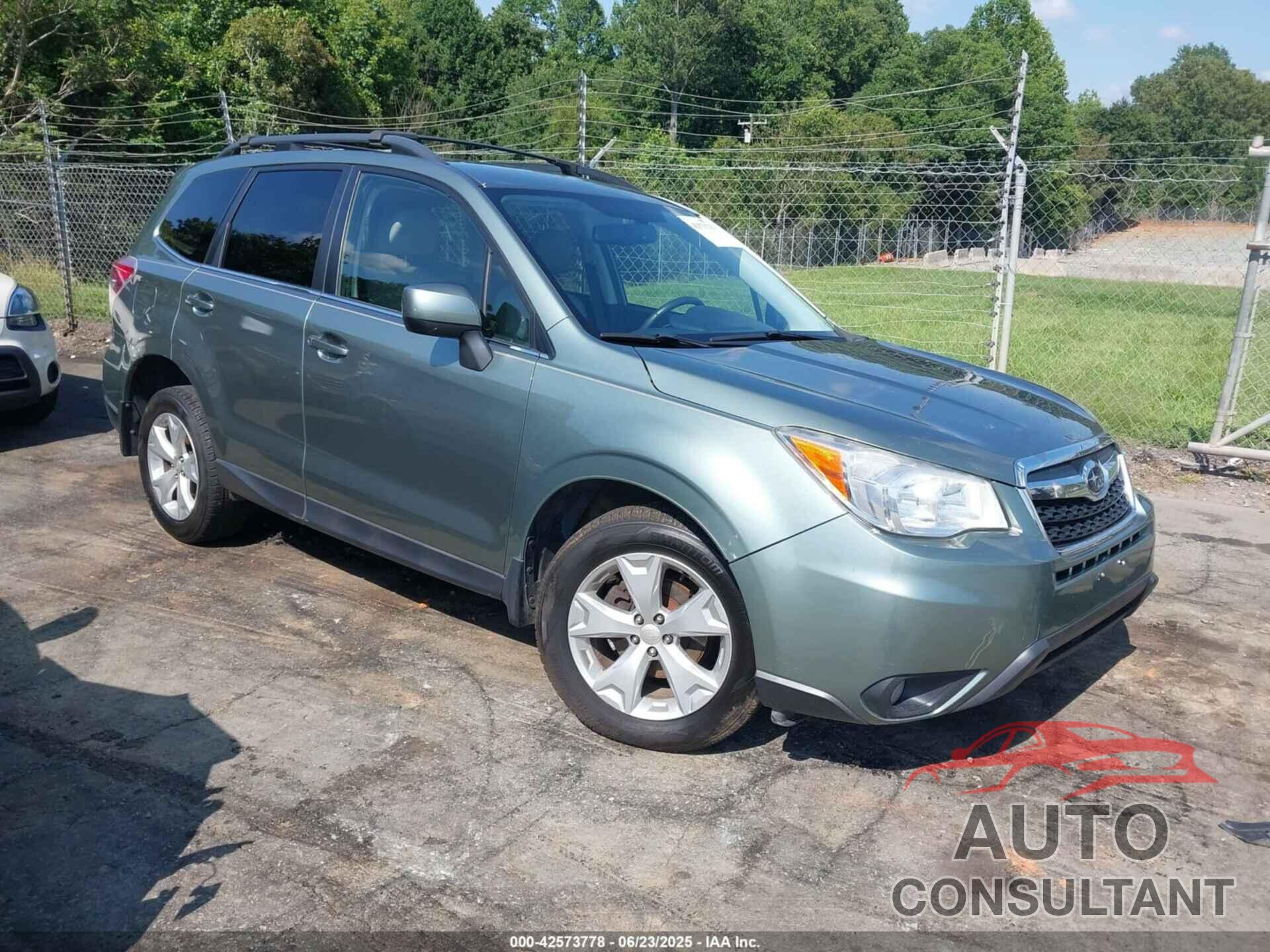 SUBARU FORESTER 2015 - JF2SJAHC3FH459190