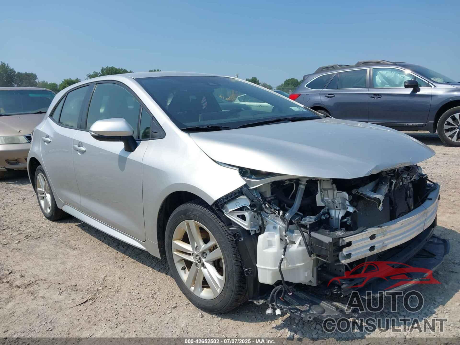 TOYOTA COROLLA 2020 - JTND4RBE9L3091920