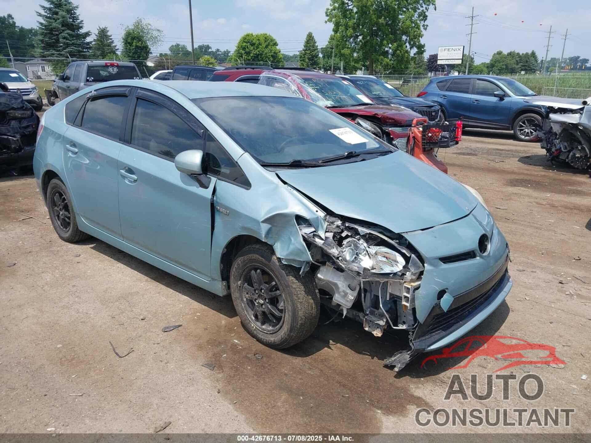 TOYOTA PRIUS 2012 - JTDKN3DU9C1558467