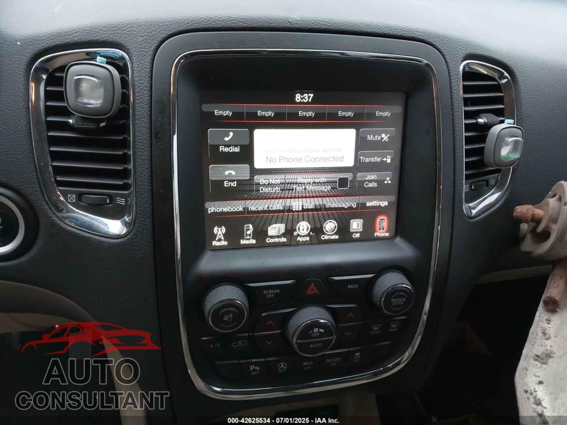DODGE DURANGO 2017 - 1C4RDJAG0HC960877