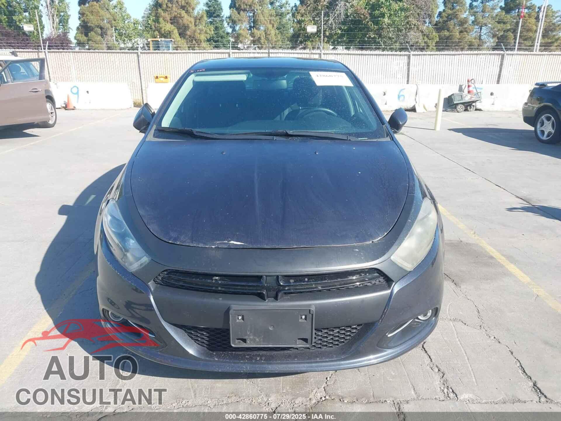 DODGE DART 2013 - 1C3CDFBA7DD300602