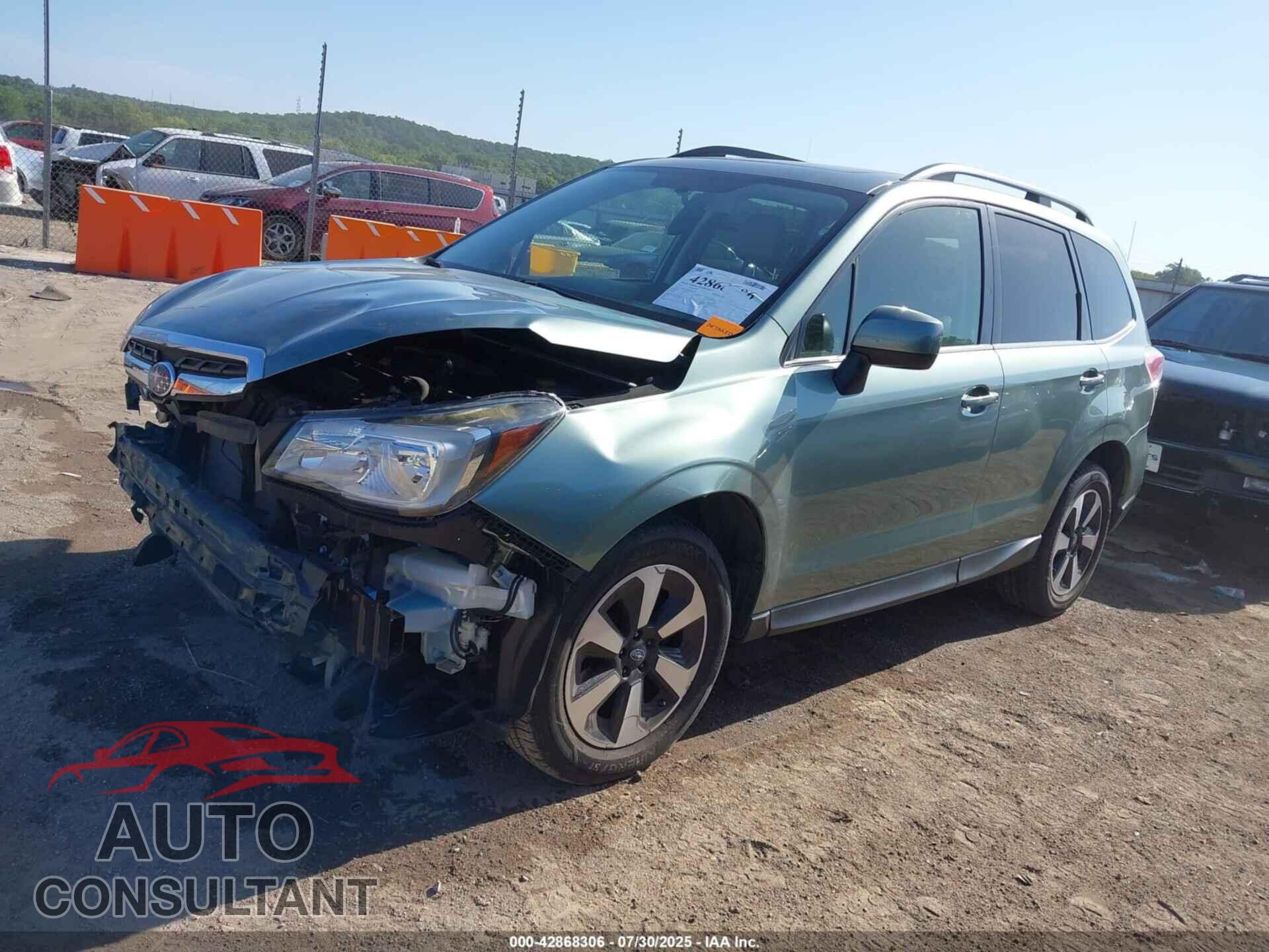 SUBARU FORESTER 2017 - JF2SJAJC3HH496592