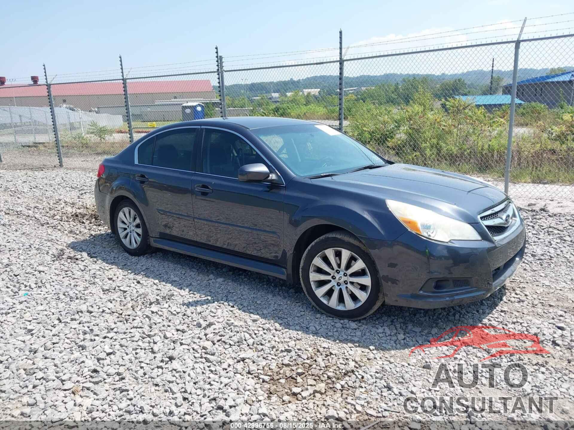 SUBARU LEGACY 2011 - 4S3BMBJ60B3259990