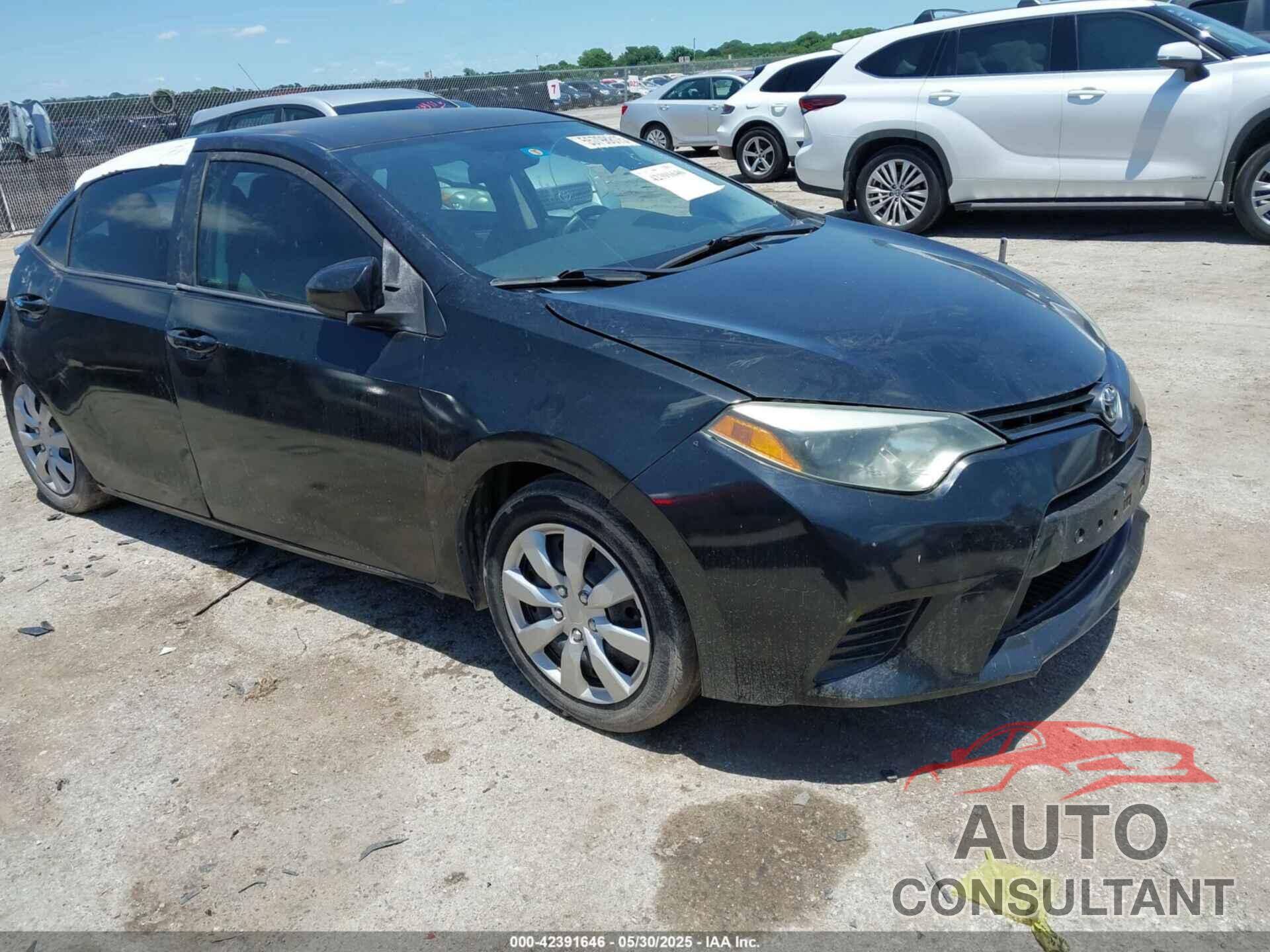 TOYOTA COROLLA 2015 - 5YFBURHE1FP234454