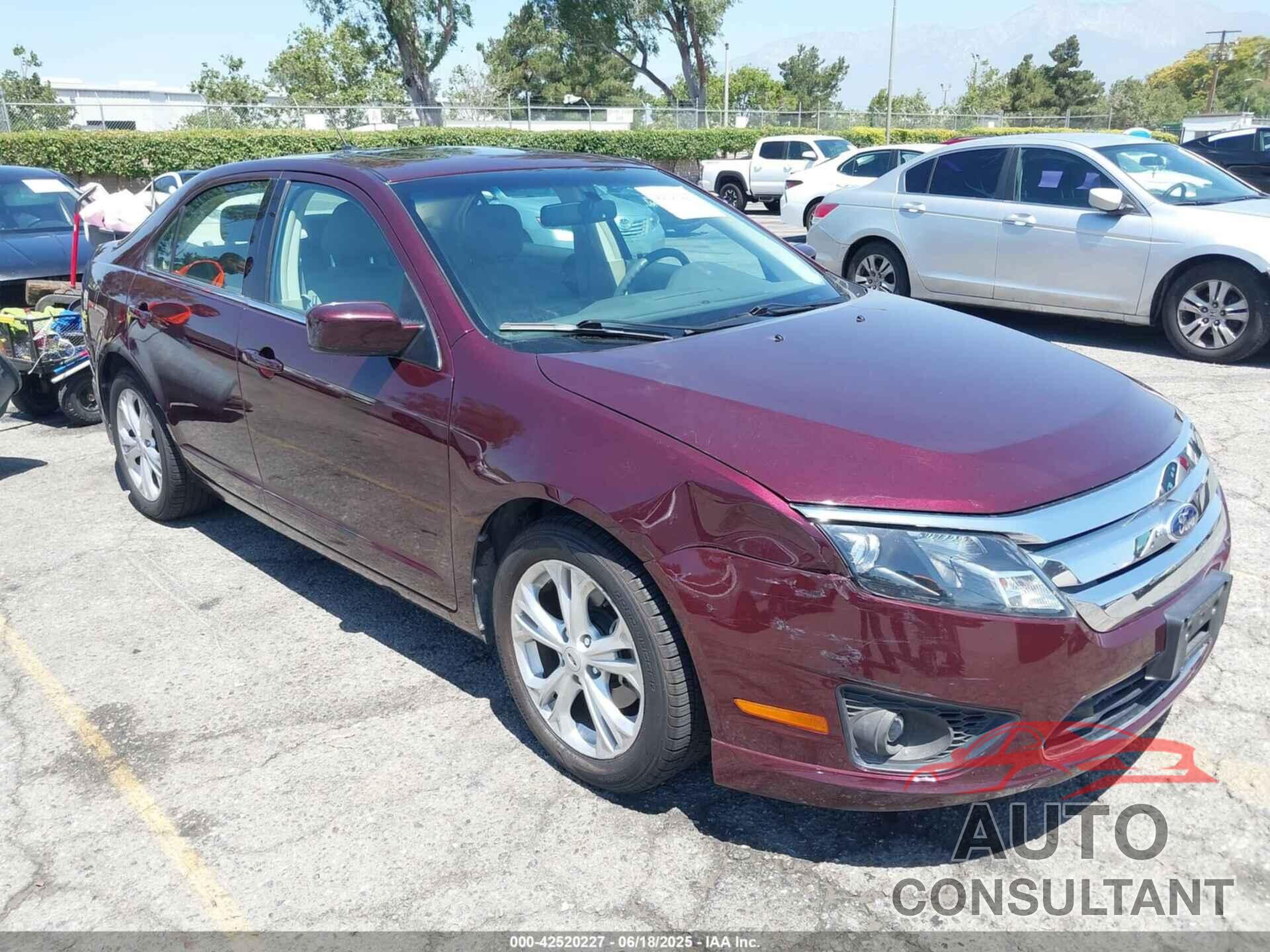 FORD FUSION 2012 - 3FAHP0HA1CR415978