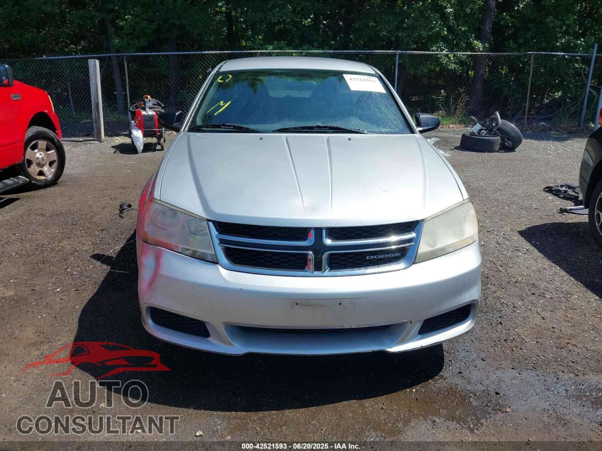 DODGE AVENGER 2011 - 1B3BD4FB2BN591985