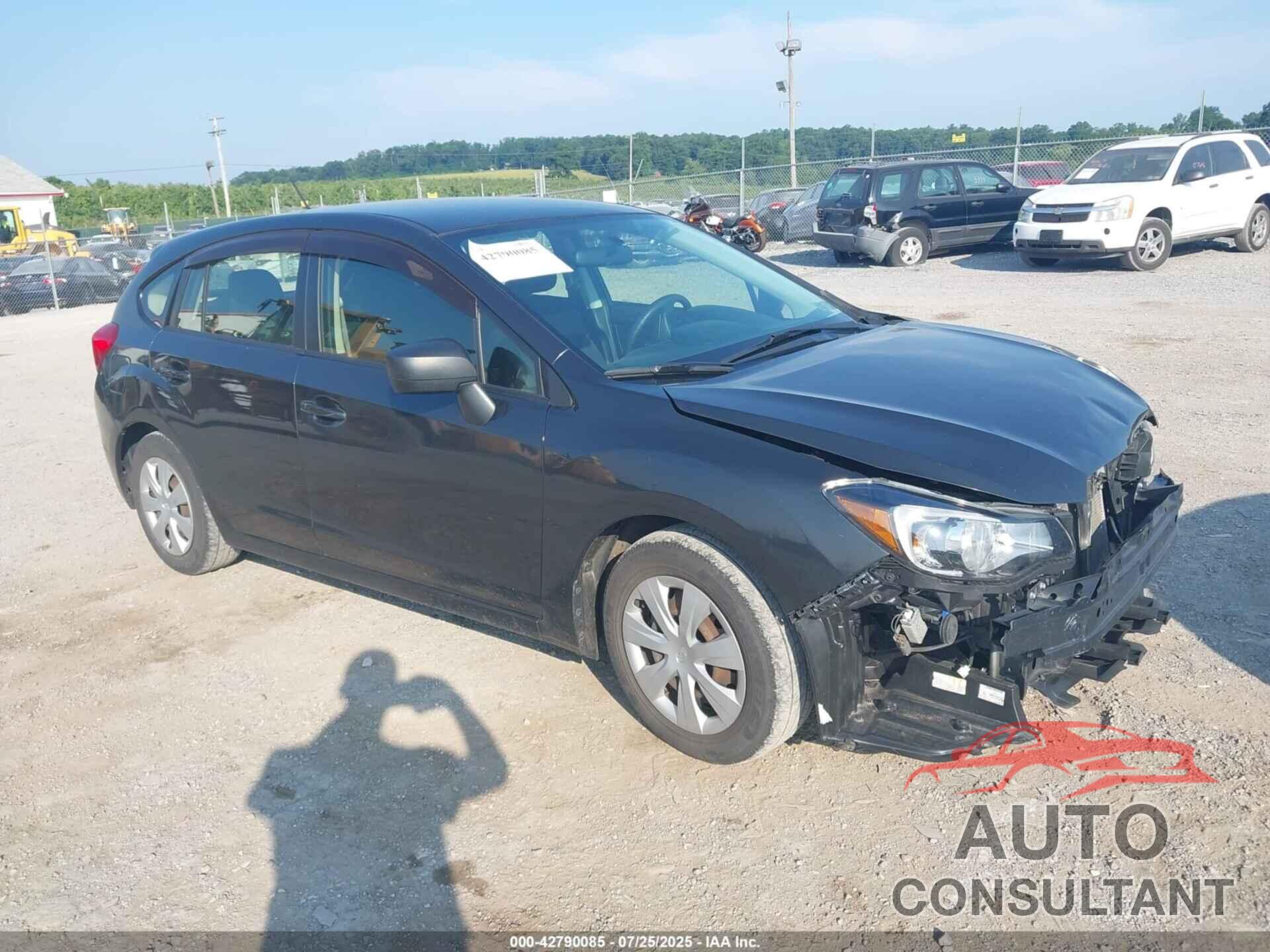 SUBARU IMPREZA 2016 - JF1GPAA61G8310775