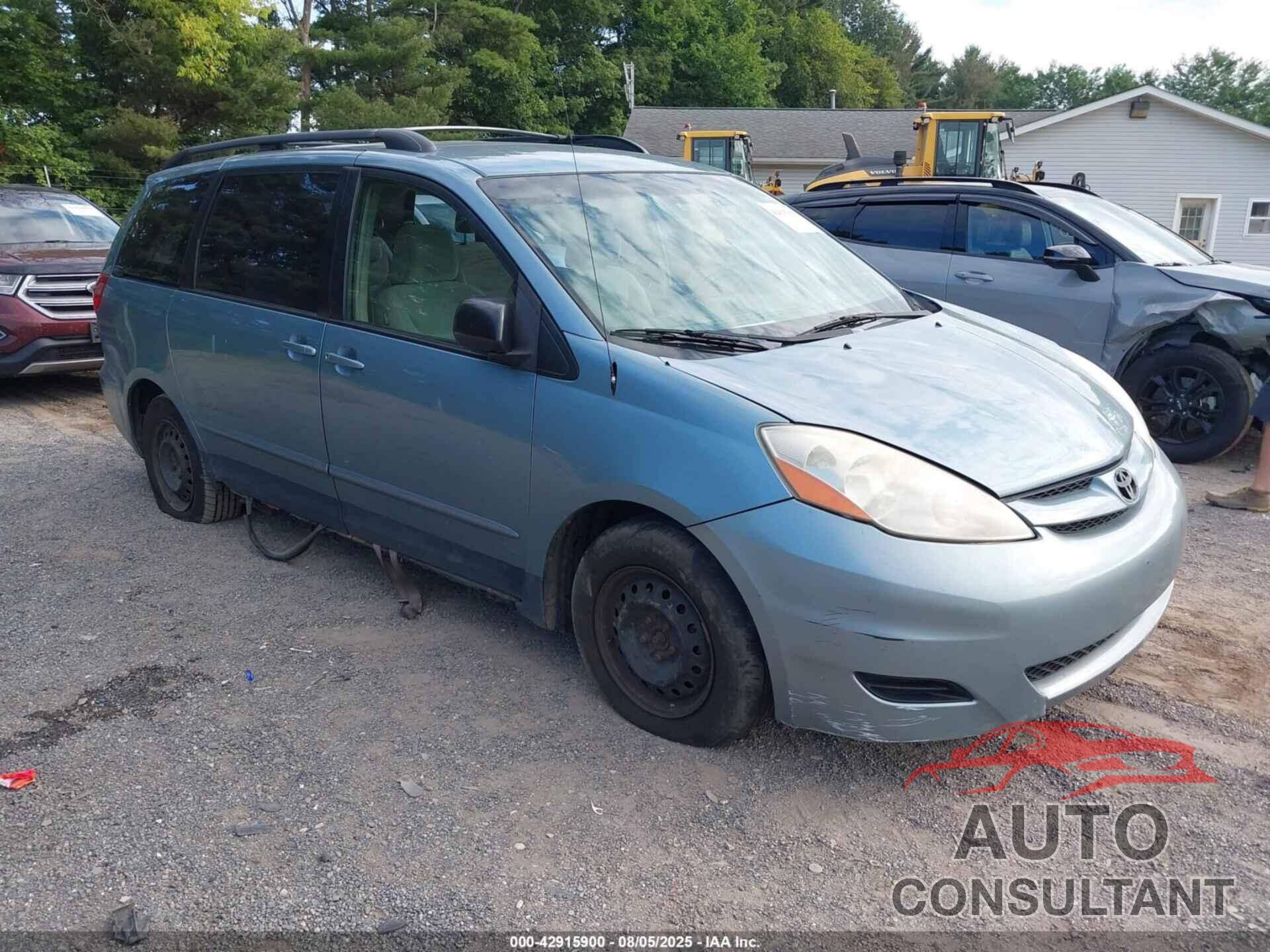 TOYOTA SIENNA 2009 - 5TDZK23C19S231583