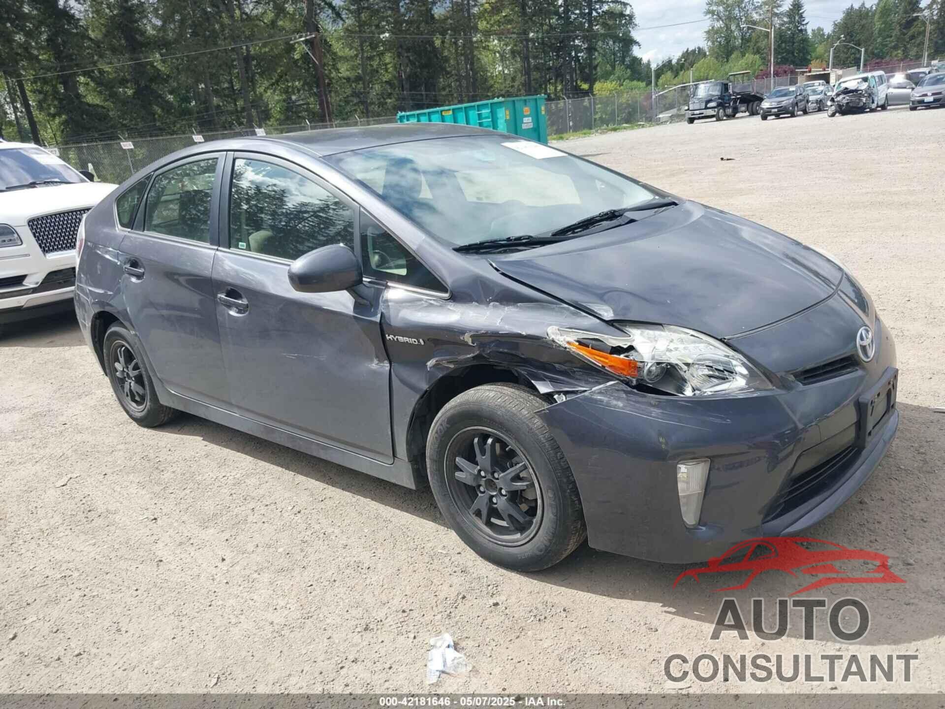 TOYOTA PRIUS 2015 - JTDKN3DU2F1997353