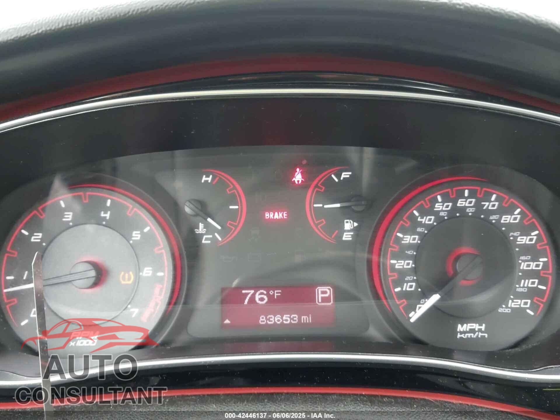 DODGE DART 2015 - 1C3CDFAA9FD237989