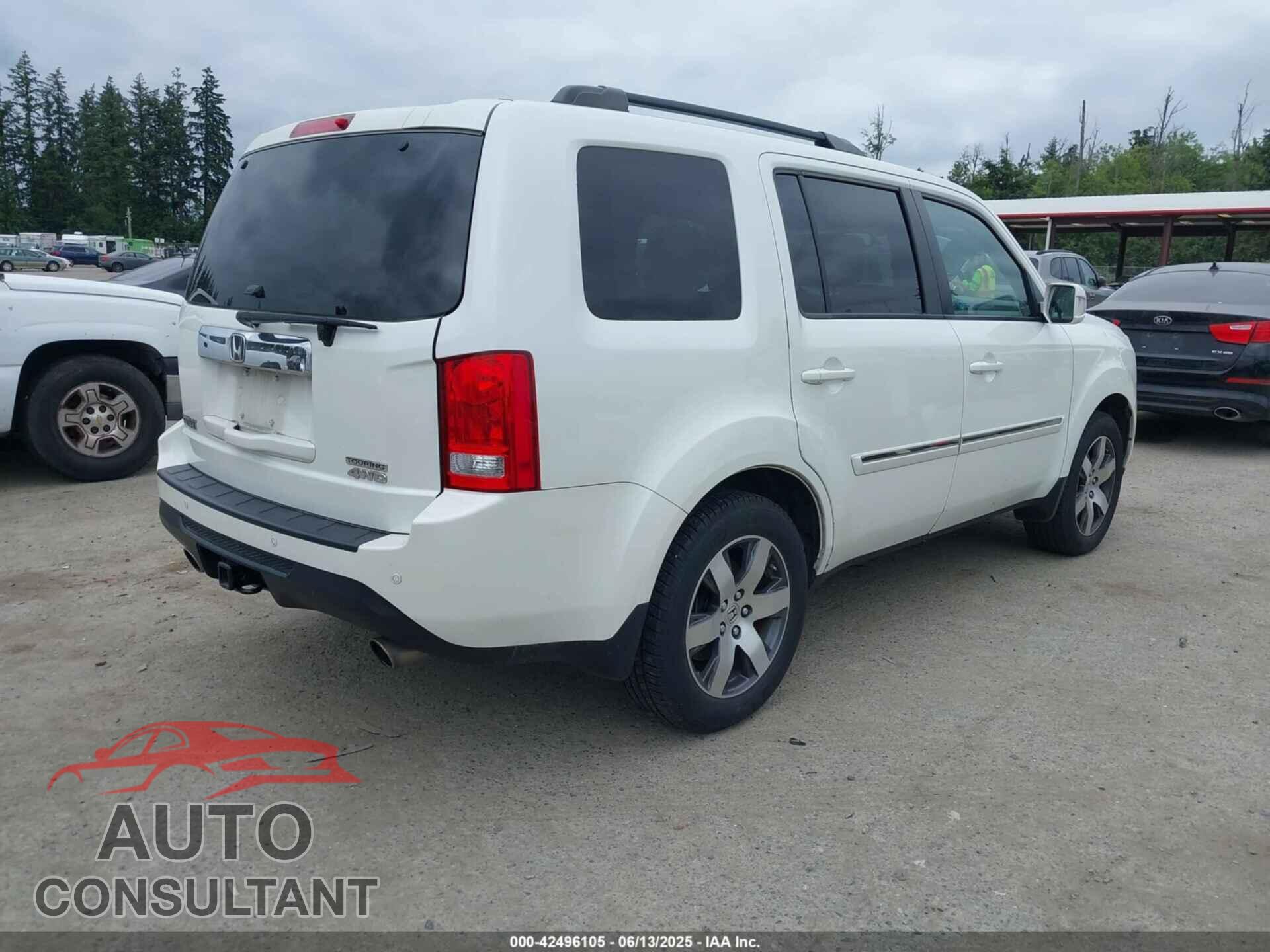 HONDA PILOT 2012 - 5FNYF4H96CB082110