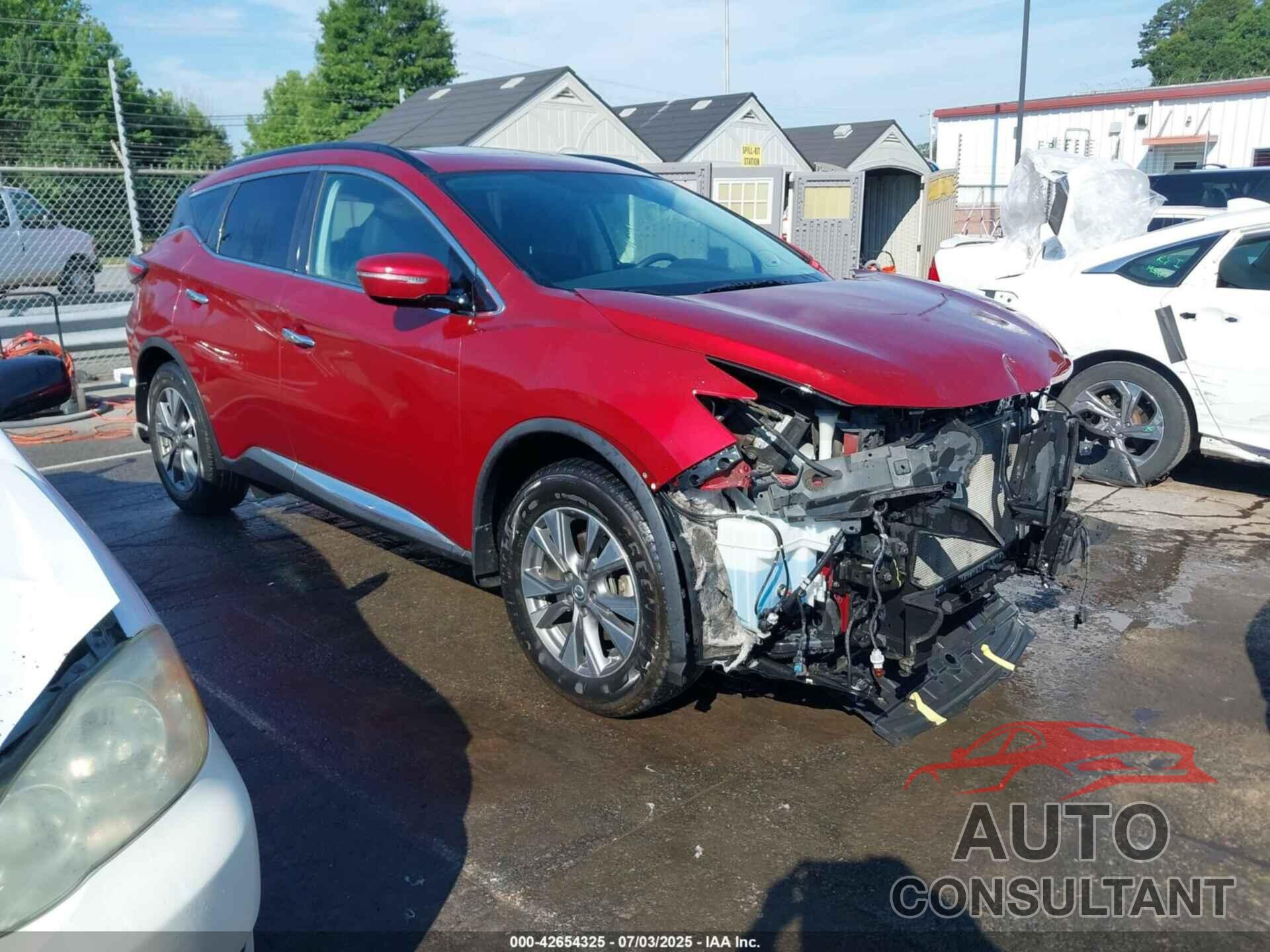 NISSAN MURANO 2015 - 5N1AZ2MH3FN266190