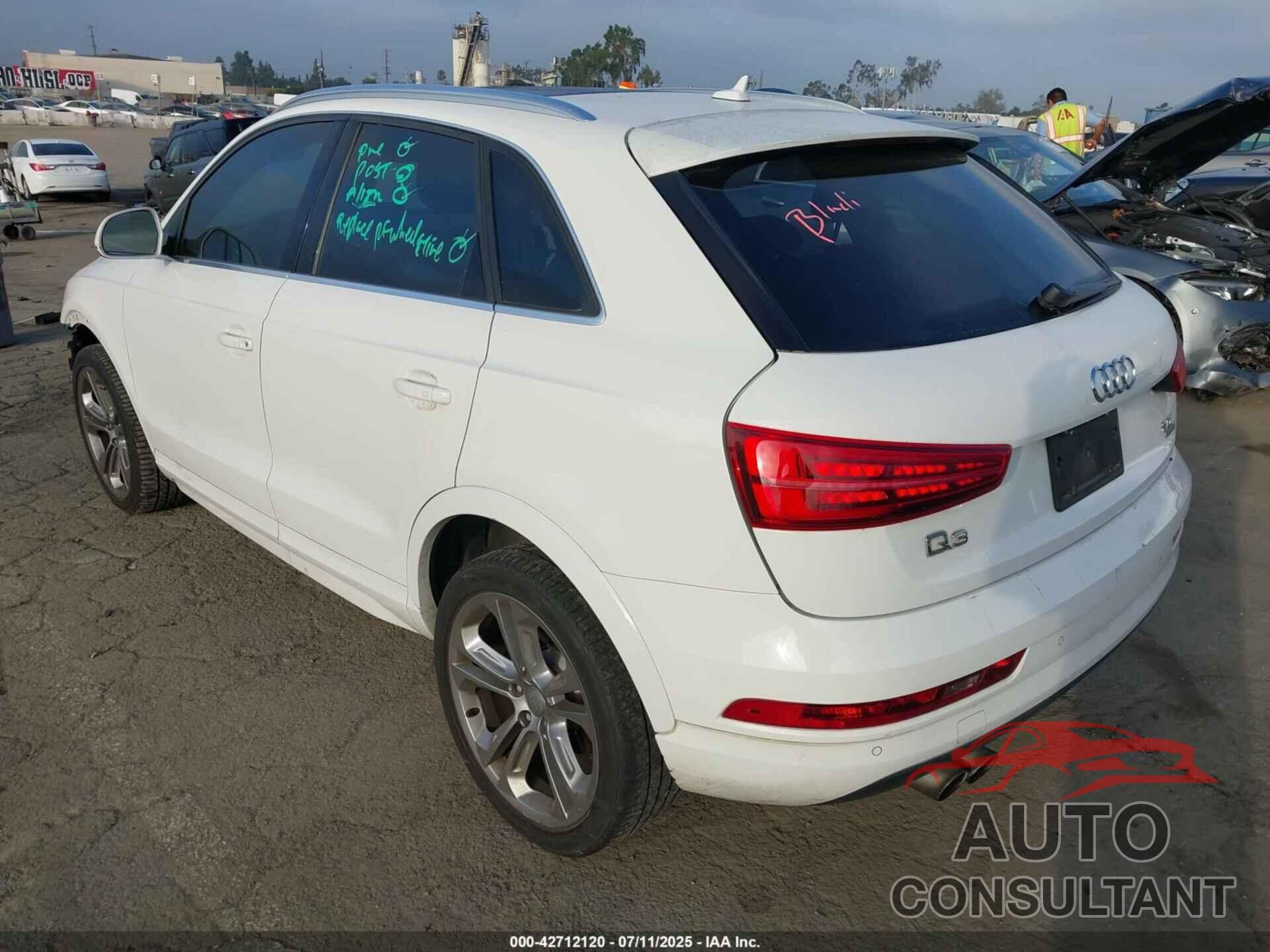 AUDI Q3 2017 - WA1JCCFS2HR017731