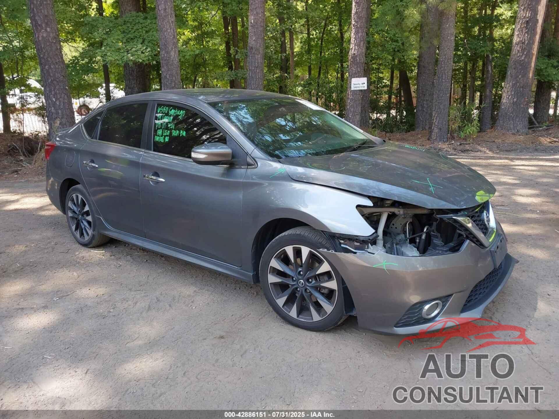NISSAN SENTRA 2019 - 3N1AB7AP8KY330614