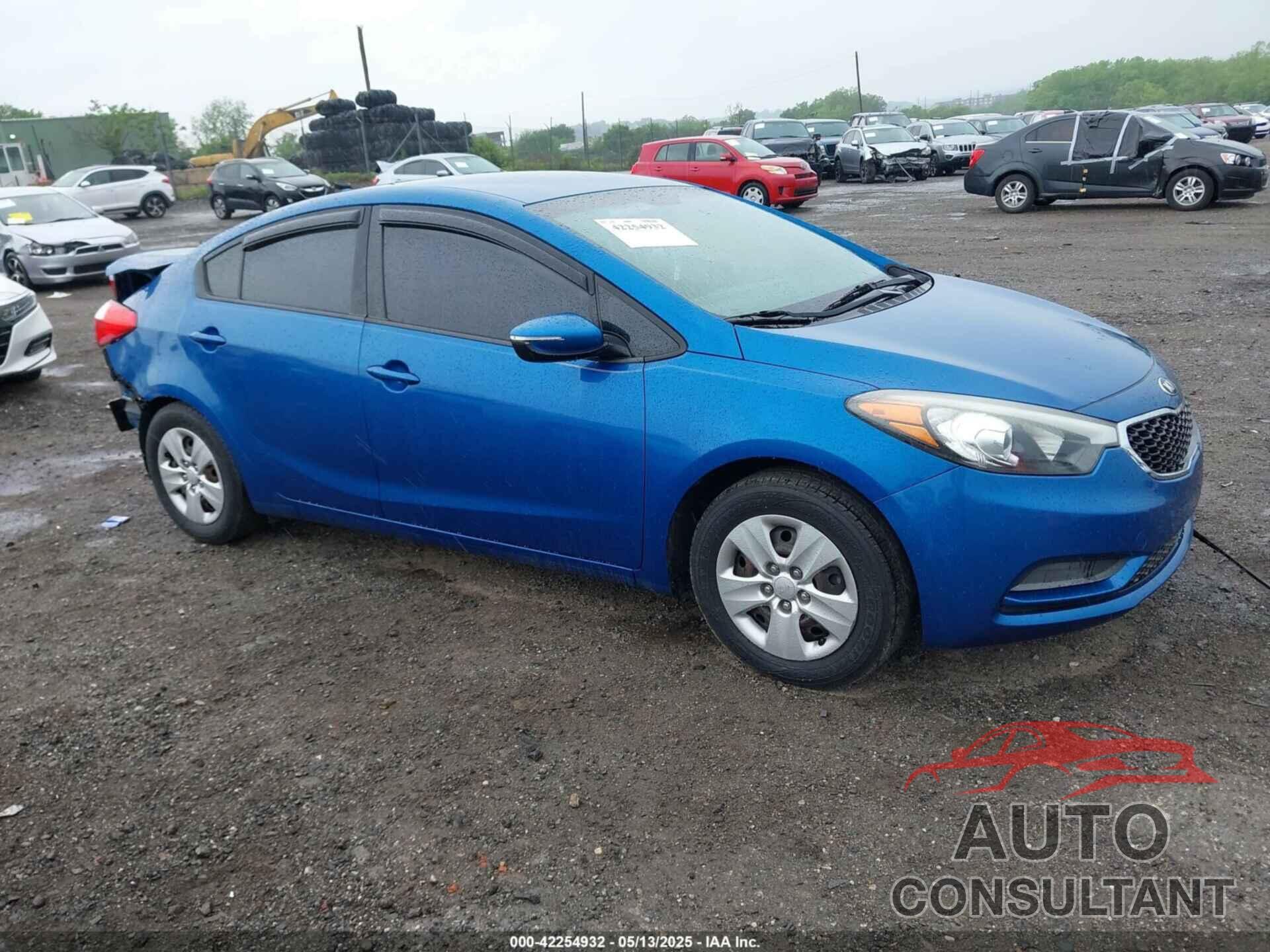 KIA FORTE 2015 - KNAFX4A60F5259581