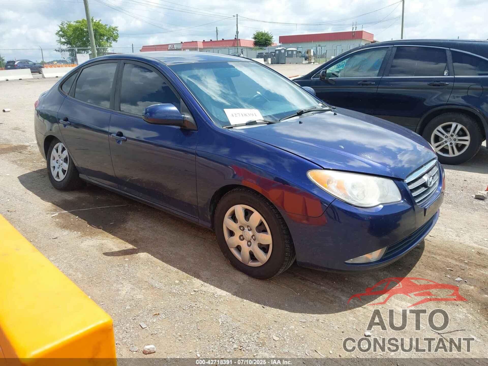 HYUNDAI ELANTRA 2009 - KMHDU46D79U601303