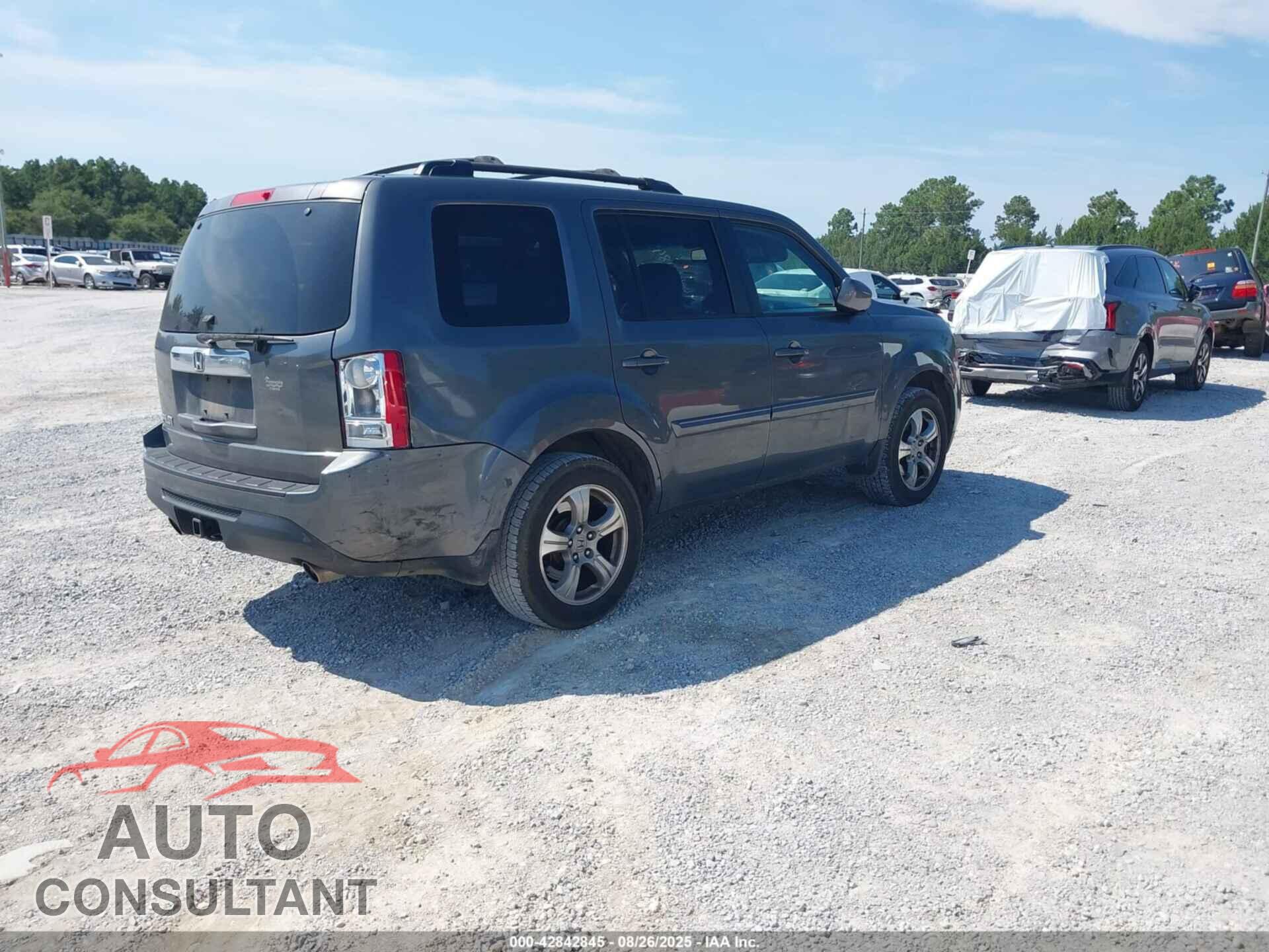 HONDA PILOT 2012 - 5FNYF3H55CB042284