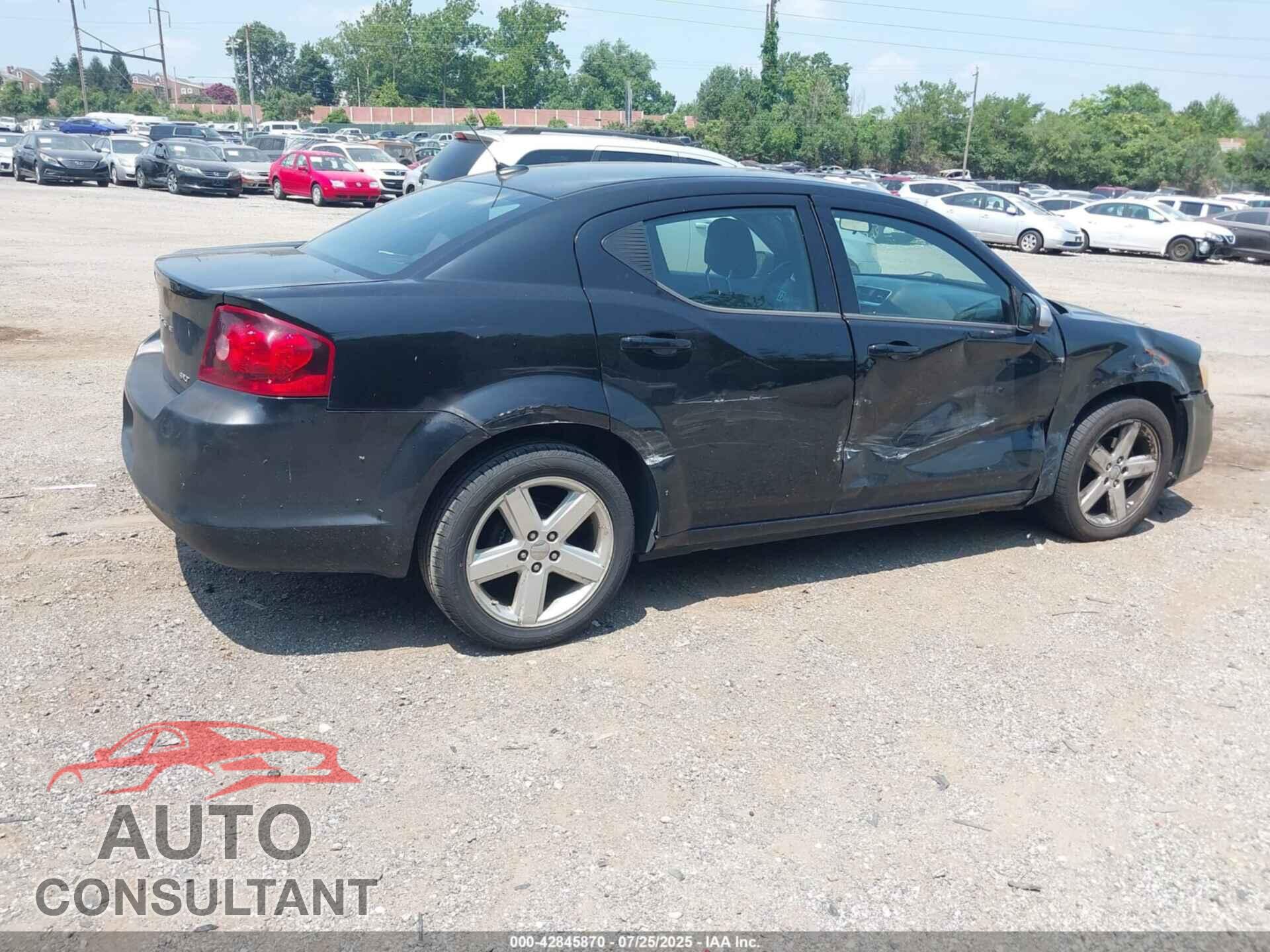 DODGE AVENGER 2013 - 1C3CDZCB0DN680997