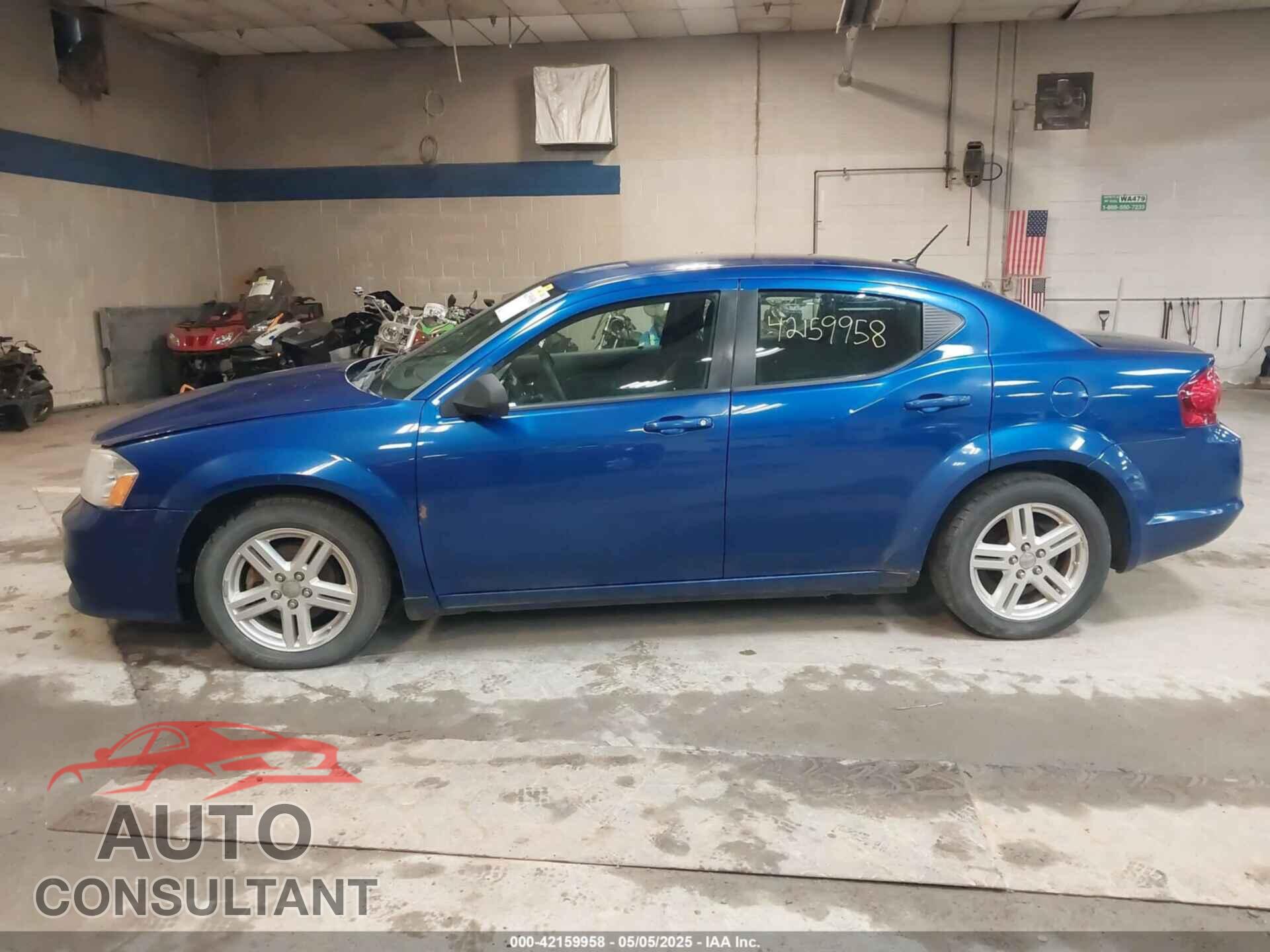 DODGE AVENGER 2012 - 1C3CDZAB2CN275242
