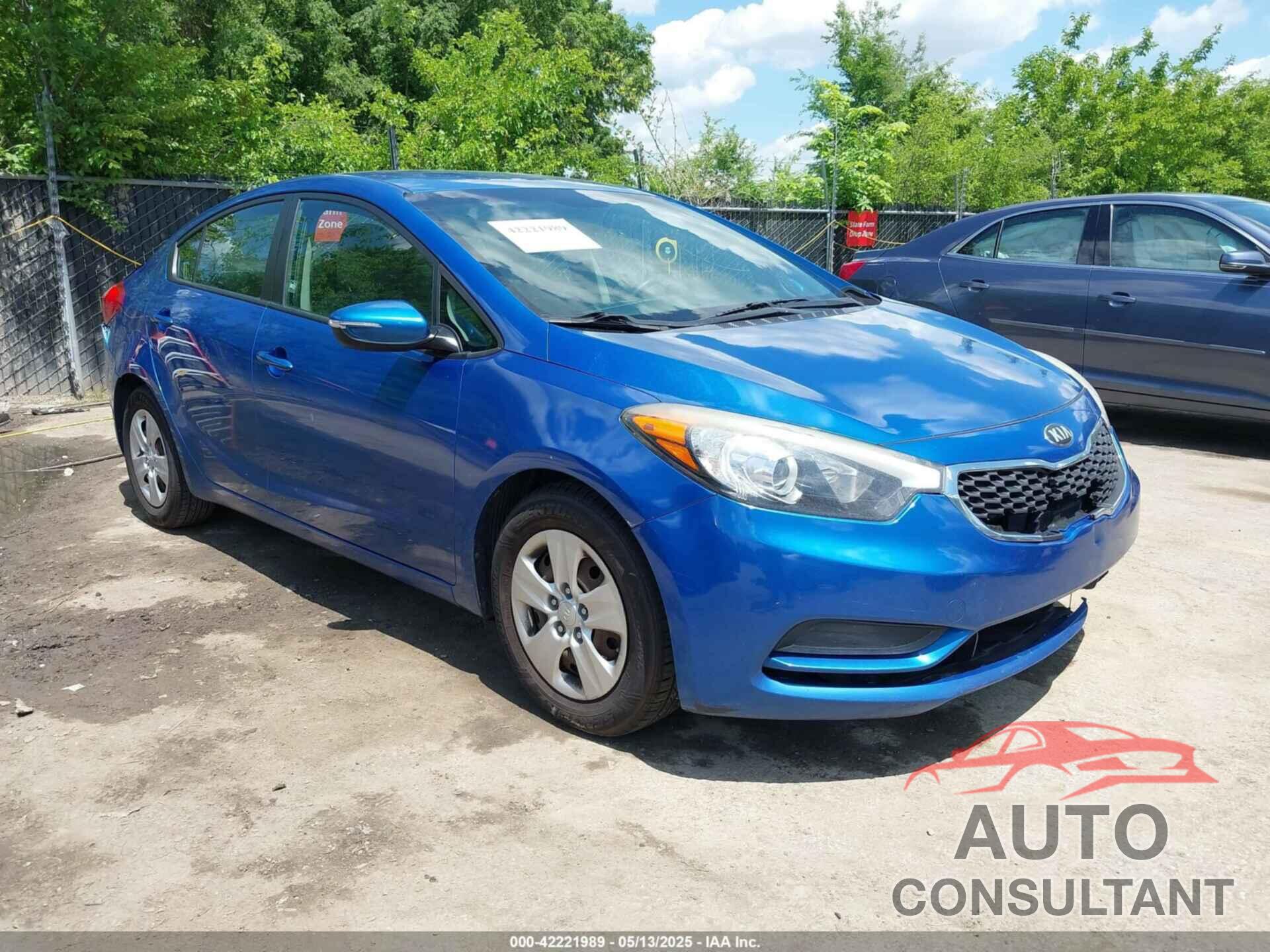KIA FORTE 2015 - KNAFX4A68F5352395