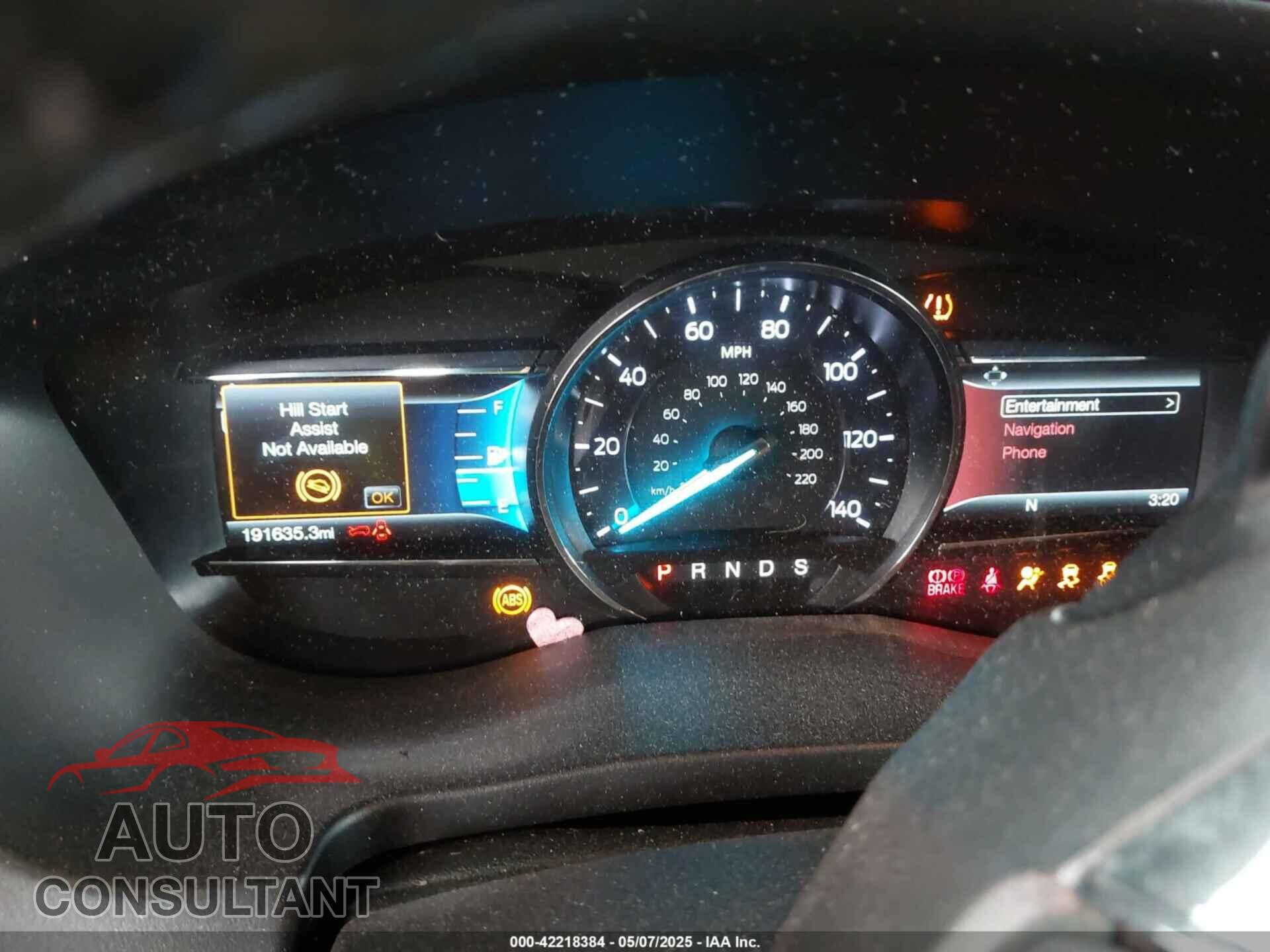 FORD EXPLORER 2017 - 1FM5K8D87HGC06235