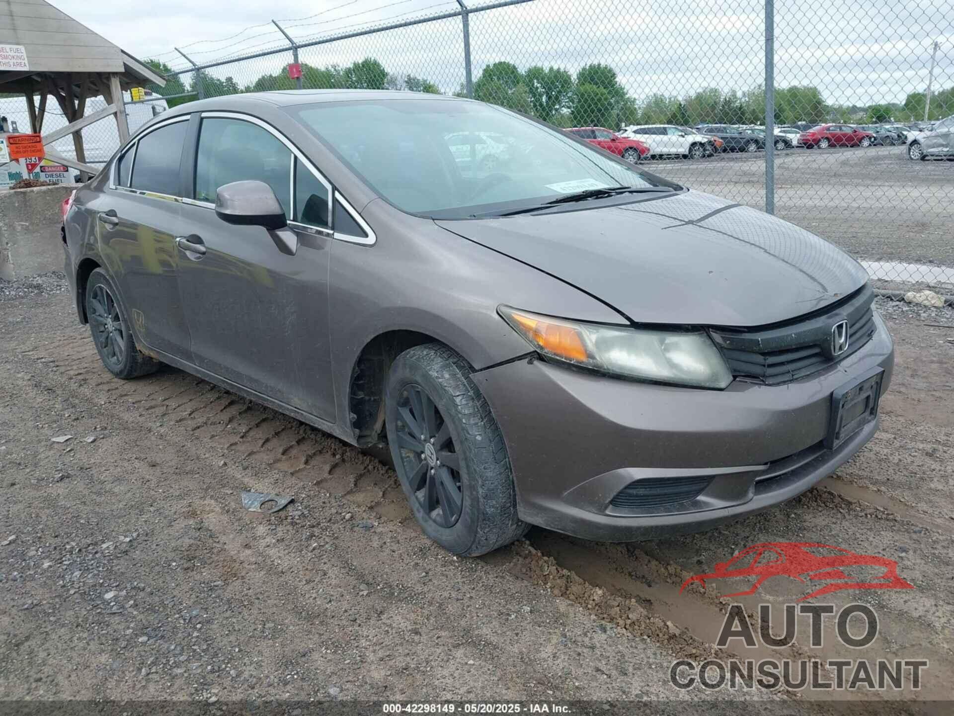 HONDA CIVIC 2012 - 2HGFB2F89CH534922