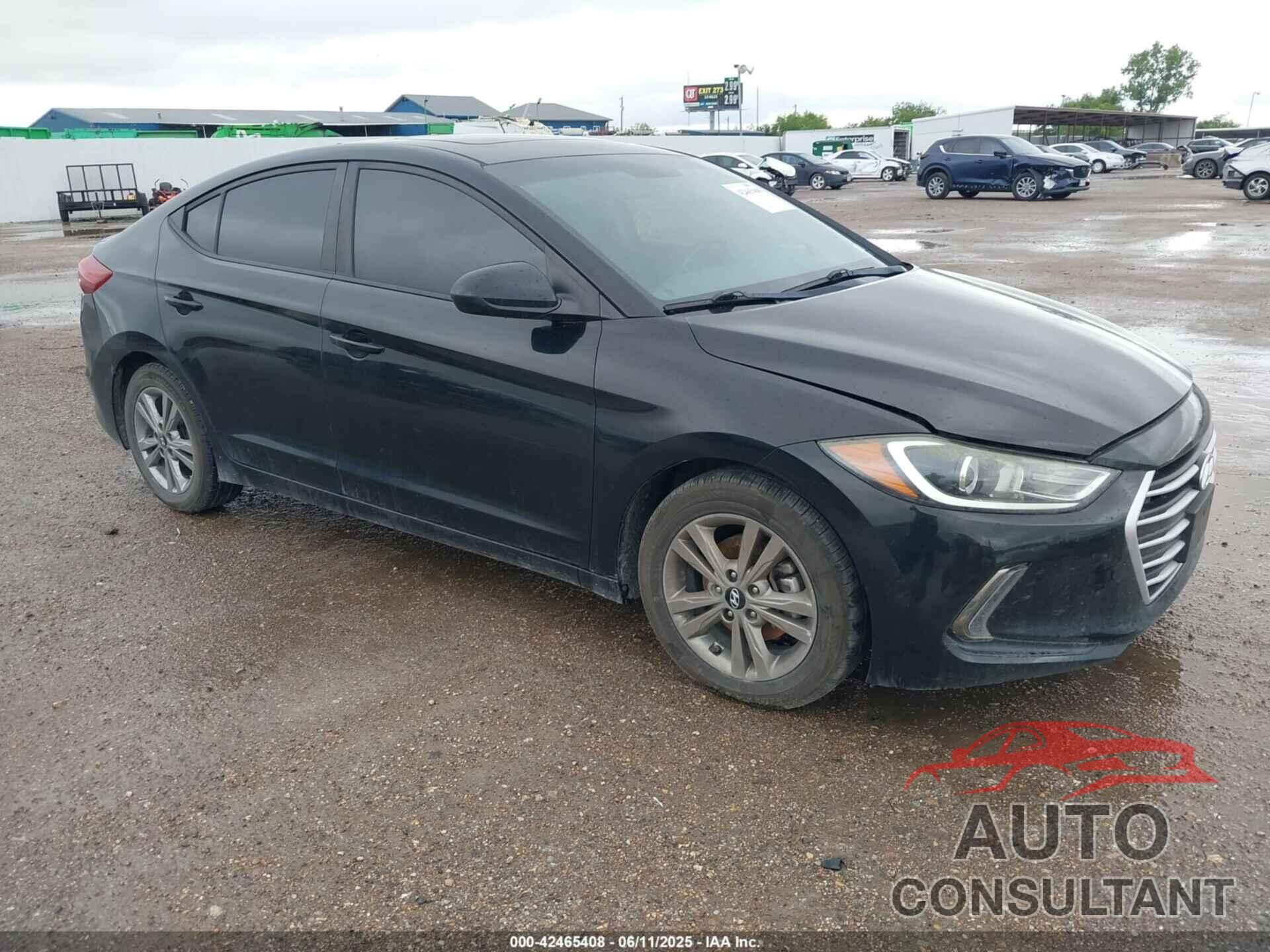 HYUNDAI ELANTRA 2017 - KMHD84LF0HU240750