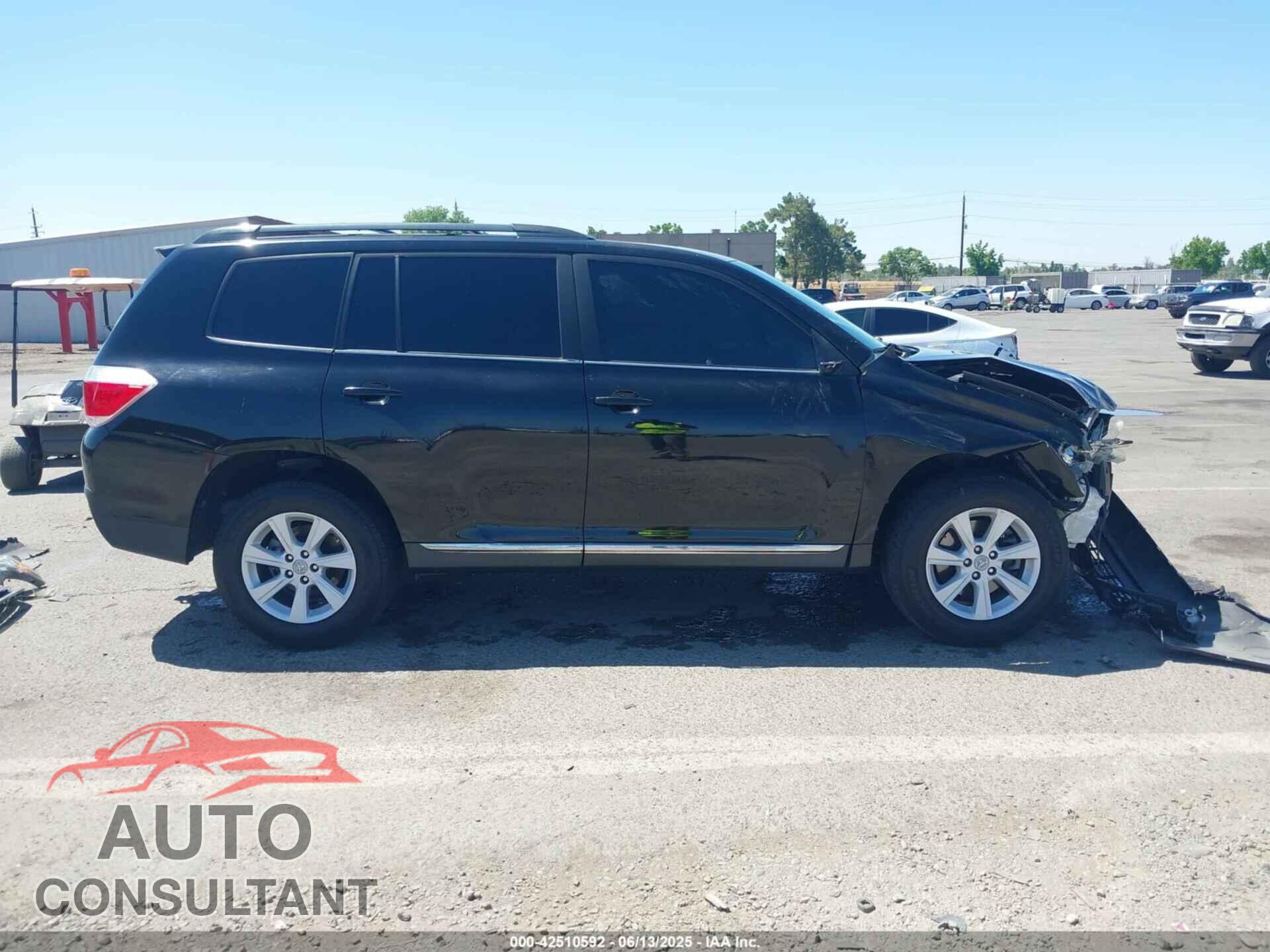 TOYOTA HIGHLANDER 2012 - 5TDBK3EH2CS150194