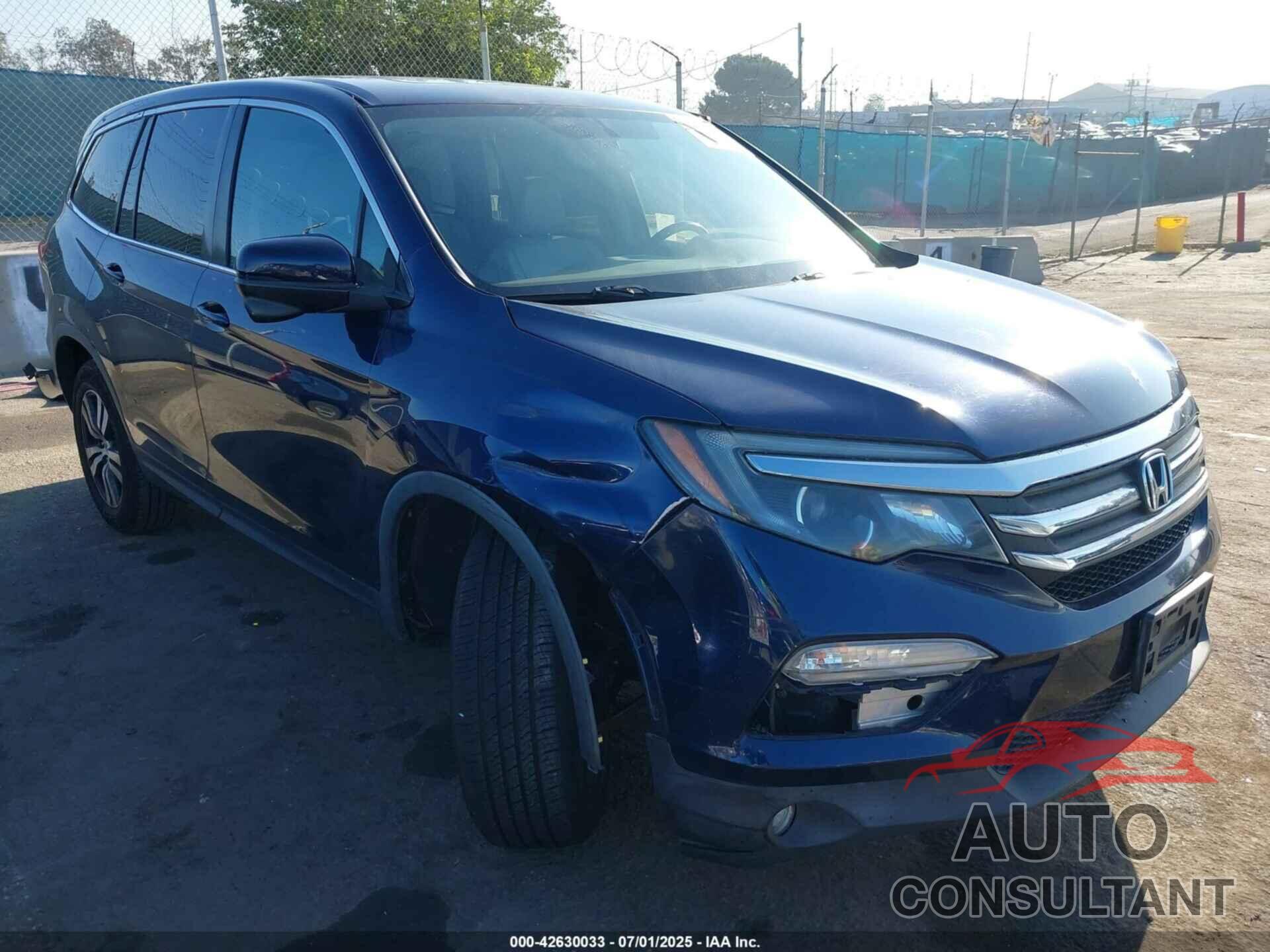 HONDA PILOT 2016 - 5FNYF5H56GB044367