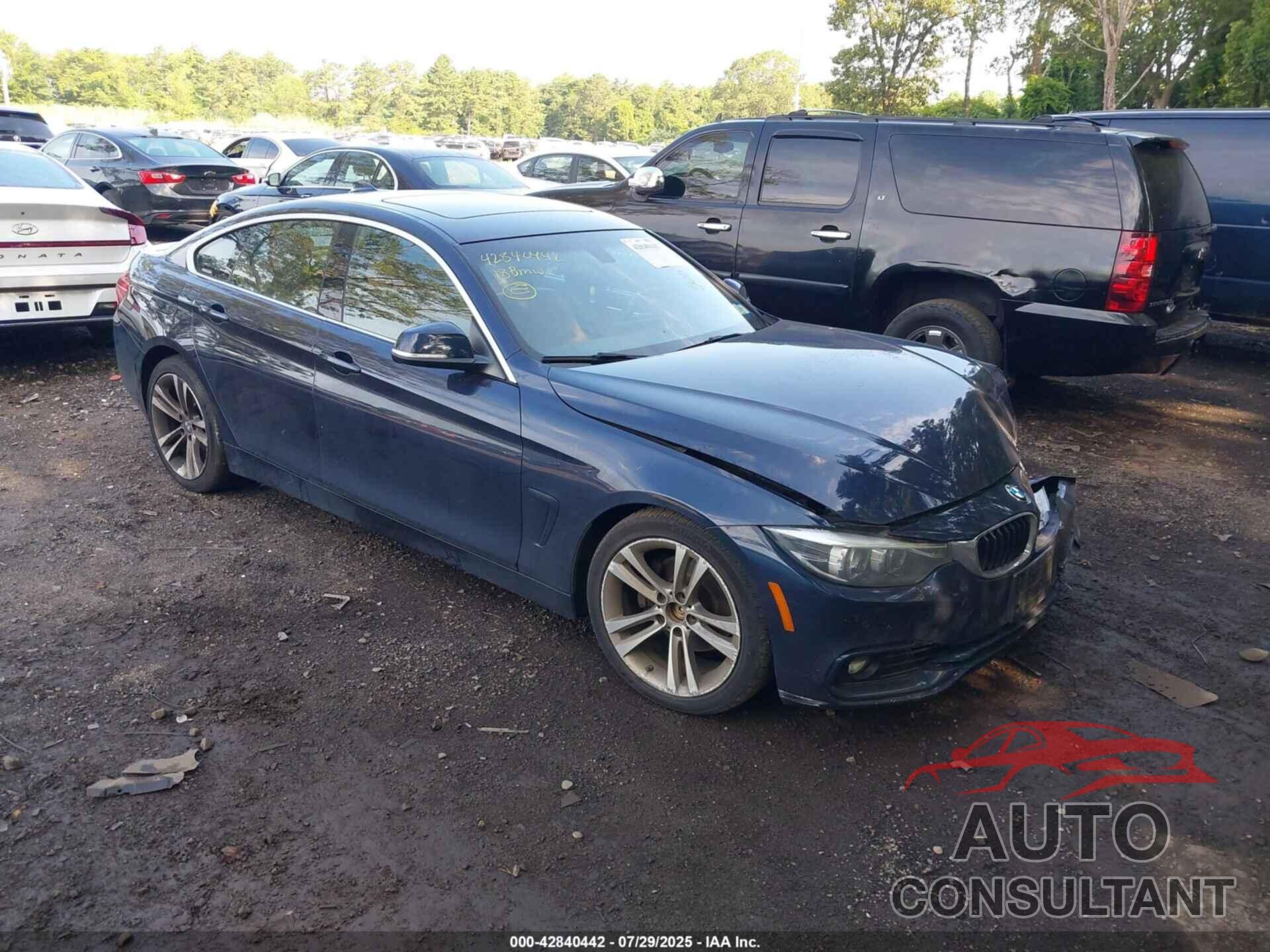 BMW 430I GRAN COUPE 2018 - WBA4J3C5XJBG91597