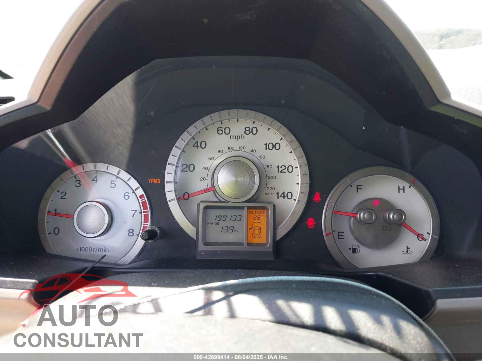 HONDA PILOT 2011 - 5FNYF3H65BB036220