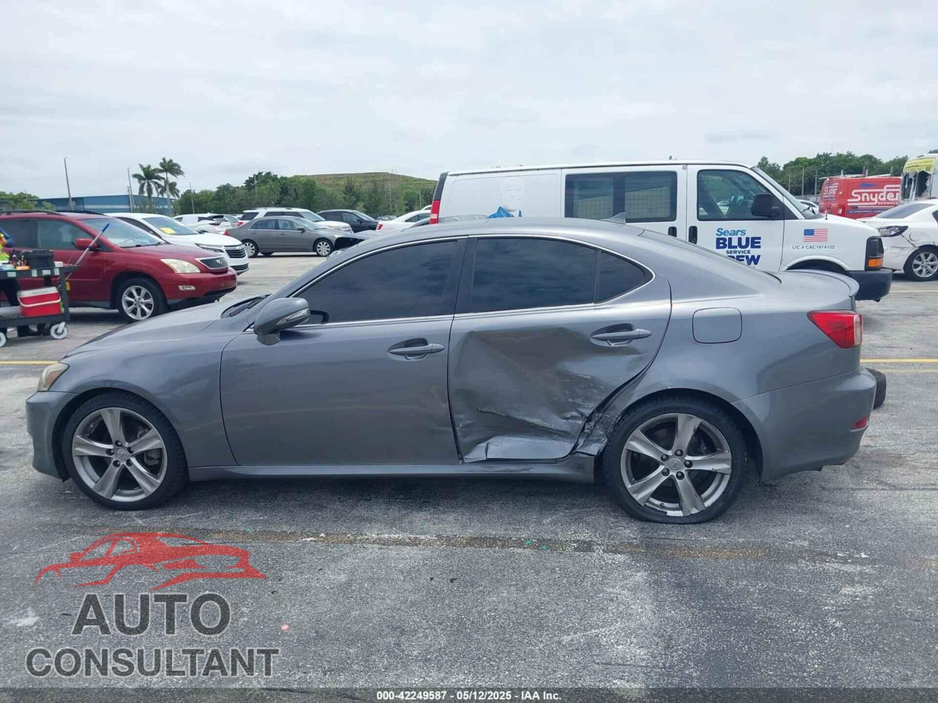 LEXUS IS 250 2012 - JTHBF5C28C5163650