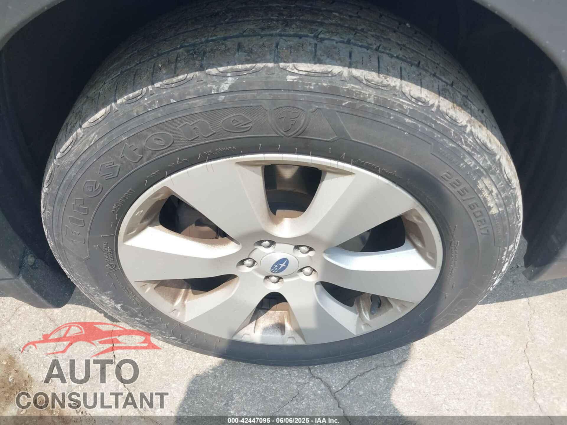 SUBARU OUTBACK 2012 - 4S4BRBKC8C3201807