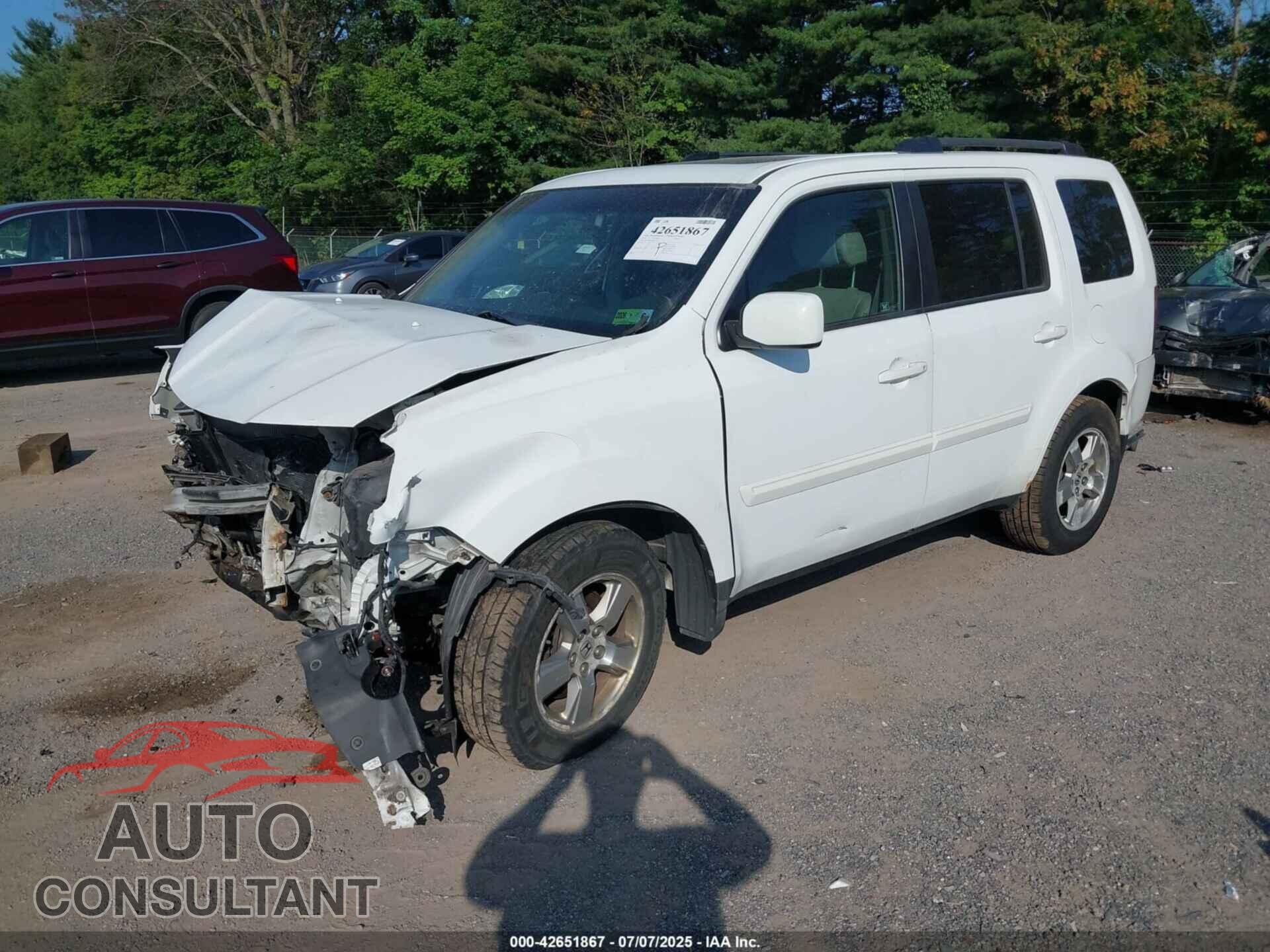HONDA PILOT 2009 - 5FNYF48569B039103