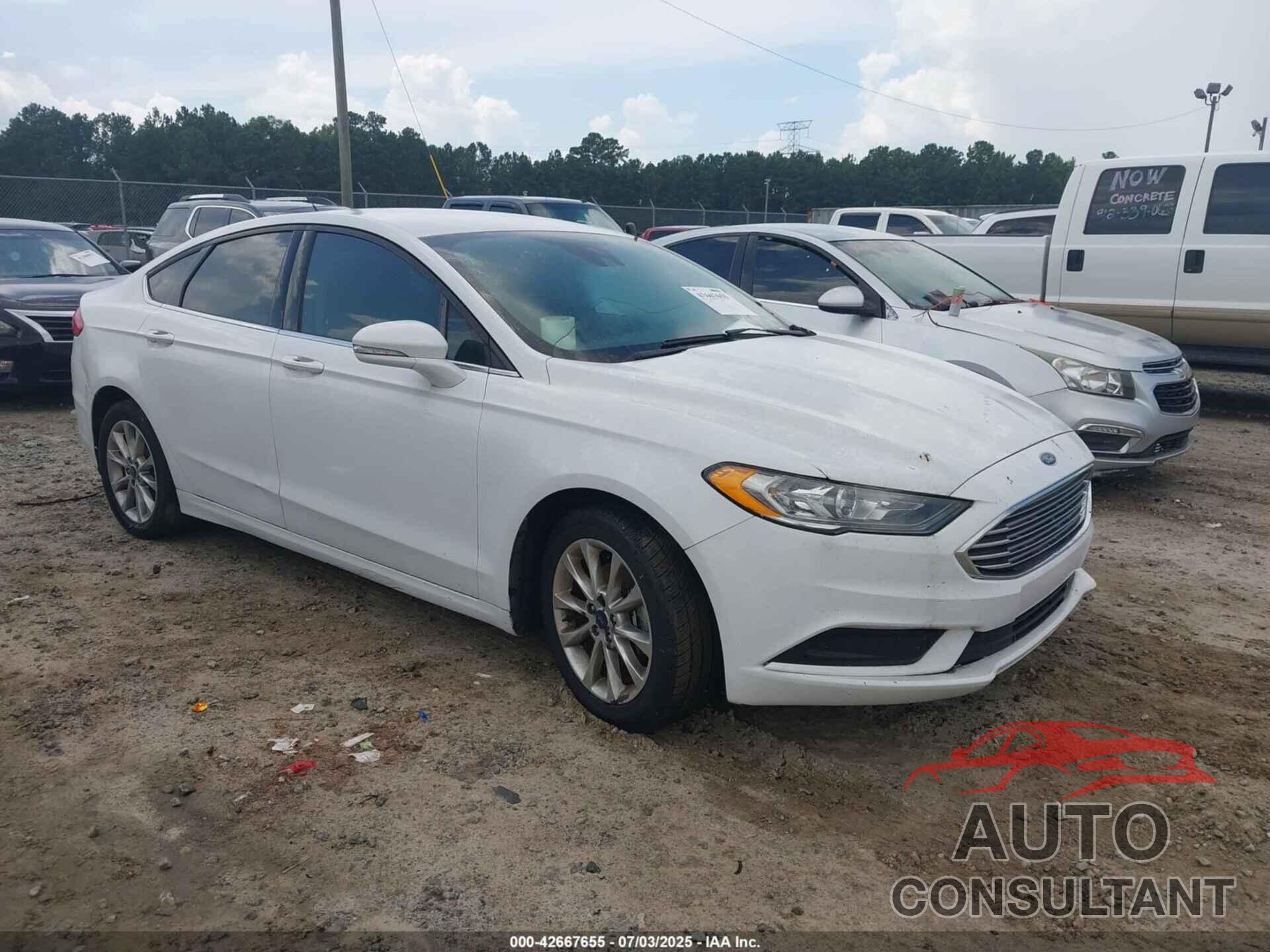 FORD FUSION 2017 - 3FA6P0H75HR235468