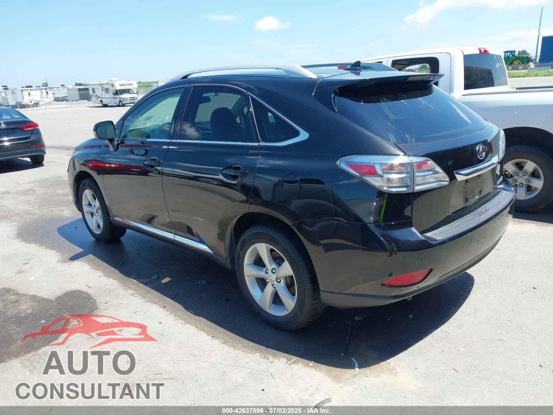 LEXUS RX 350 2011 - 2T2BK1BA2BC113712