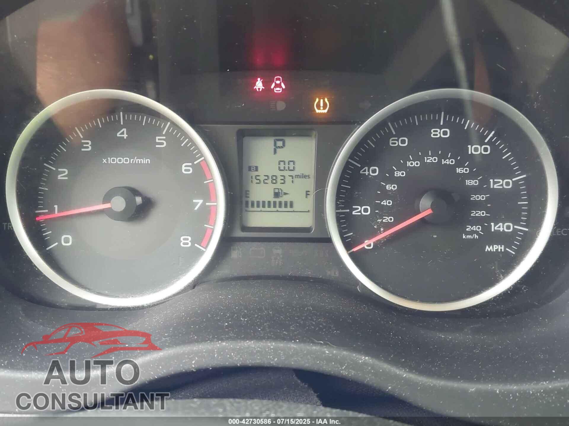 SUBARU FORESTER 2015 - JF2SJADC8FH522239
