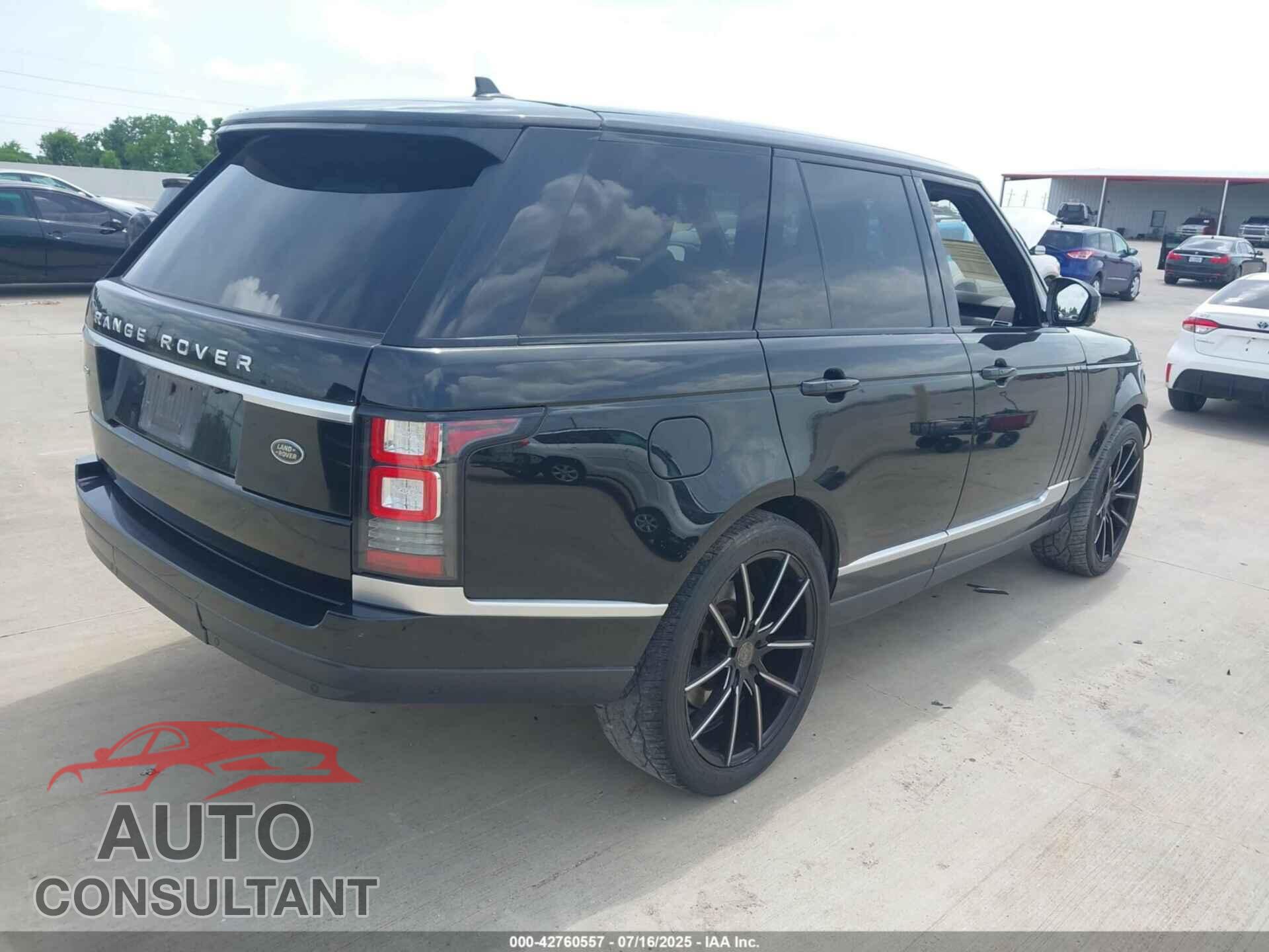 LAND ROVER RANGE ROVER 2016 - SALGS2VF0GA257545